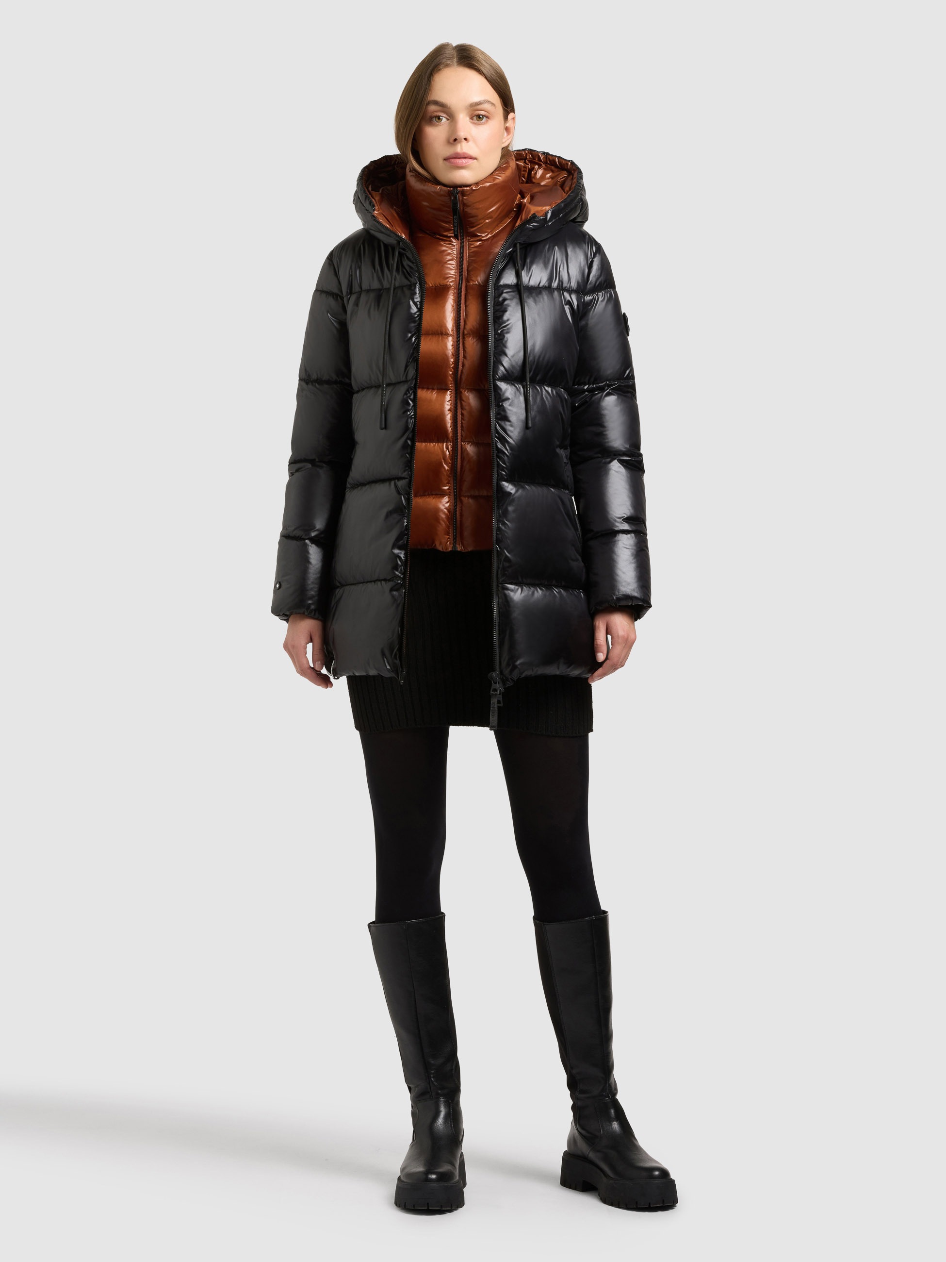 khujo Steppjacke "DASHA 2IN1 (EINSATZ HERAUSNEHMBAR)" mit Kapuze günstig online kaufen