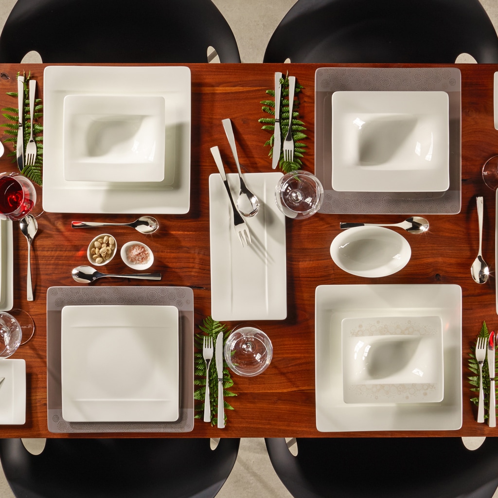 Villeroy & Boch Speiseteller »Speiseteller Modern Grace 27,4 x 27,4 cm weiß«