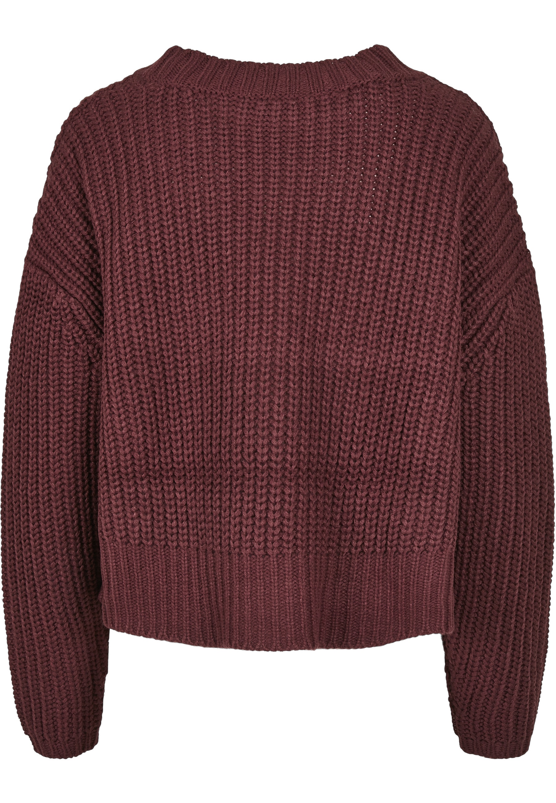 URBAN CLASSICS Rundhalspullover »Urban Classics Damen Ladies Wide Oversize Sweater« 1 Stk.