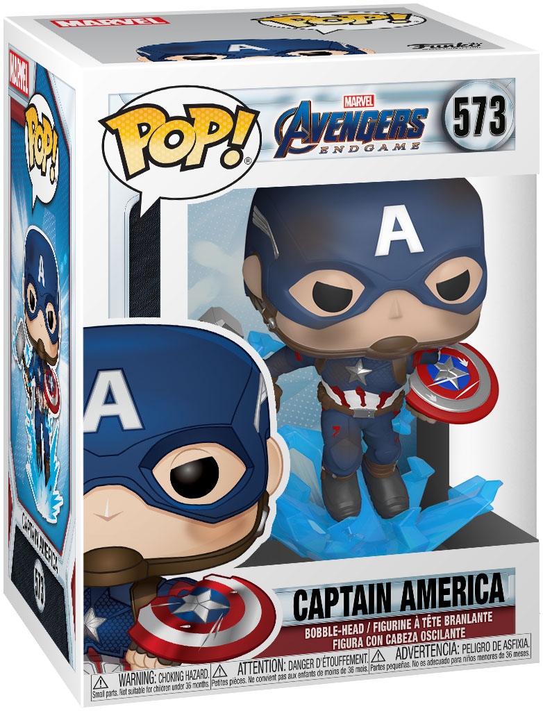 Funko Actionfigur »Funko POP Marvel Captain America mit Broken Shield«