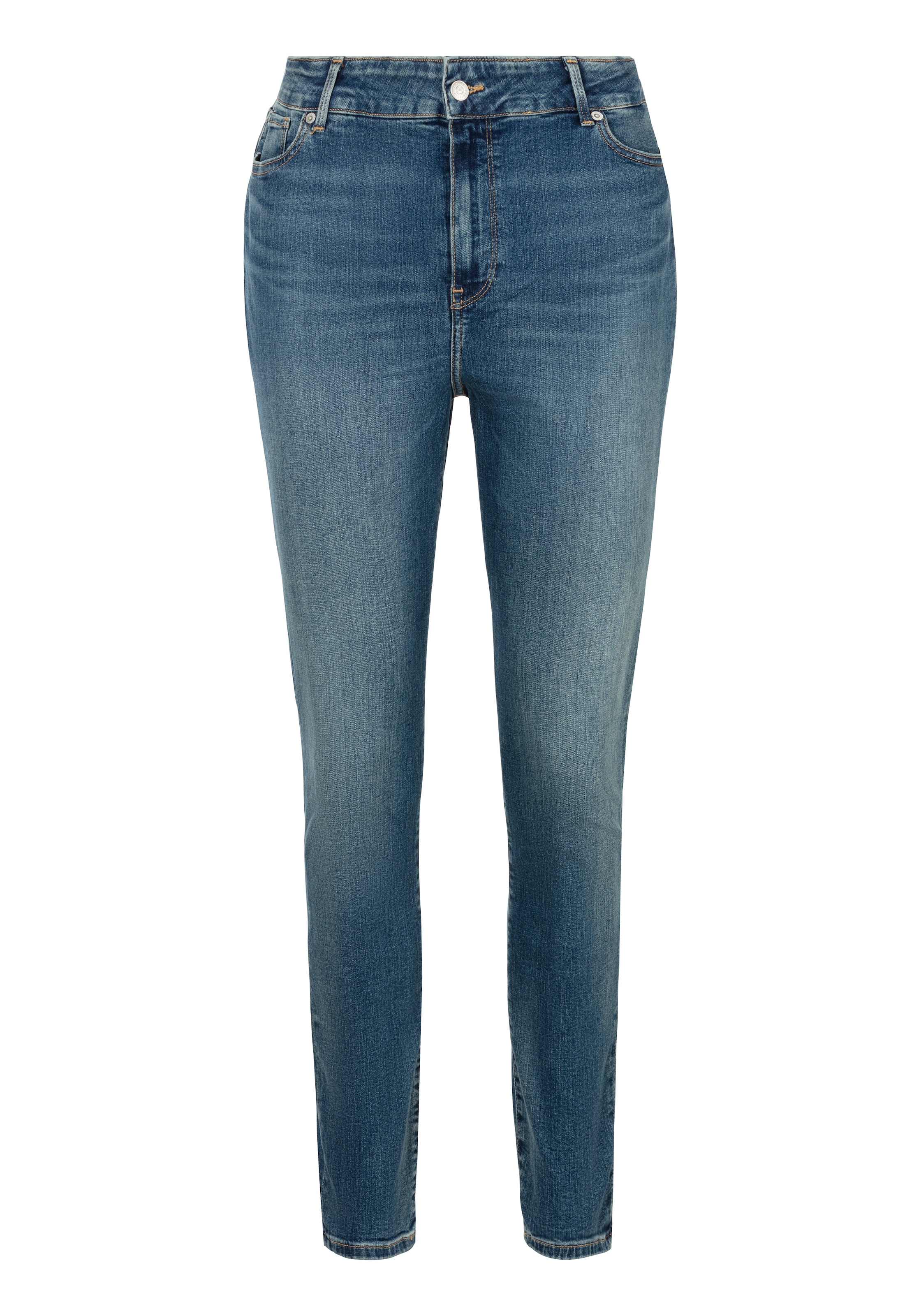 Tommy Hilfiger Curve Skinny-fit-Jeans »CRV HARLEM U SKINNY HW«, Große Größen in Stoned Washed Optik