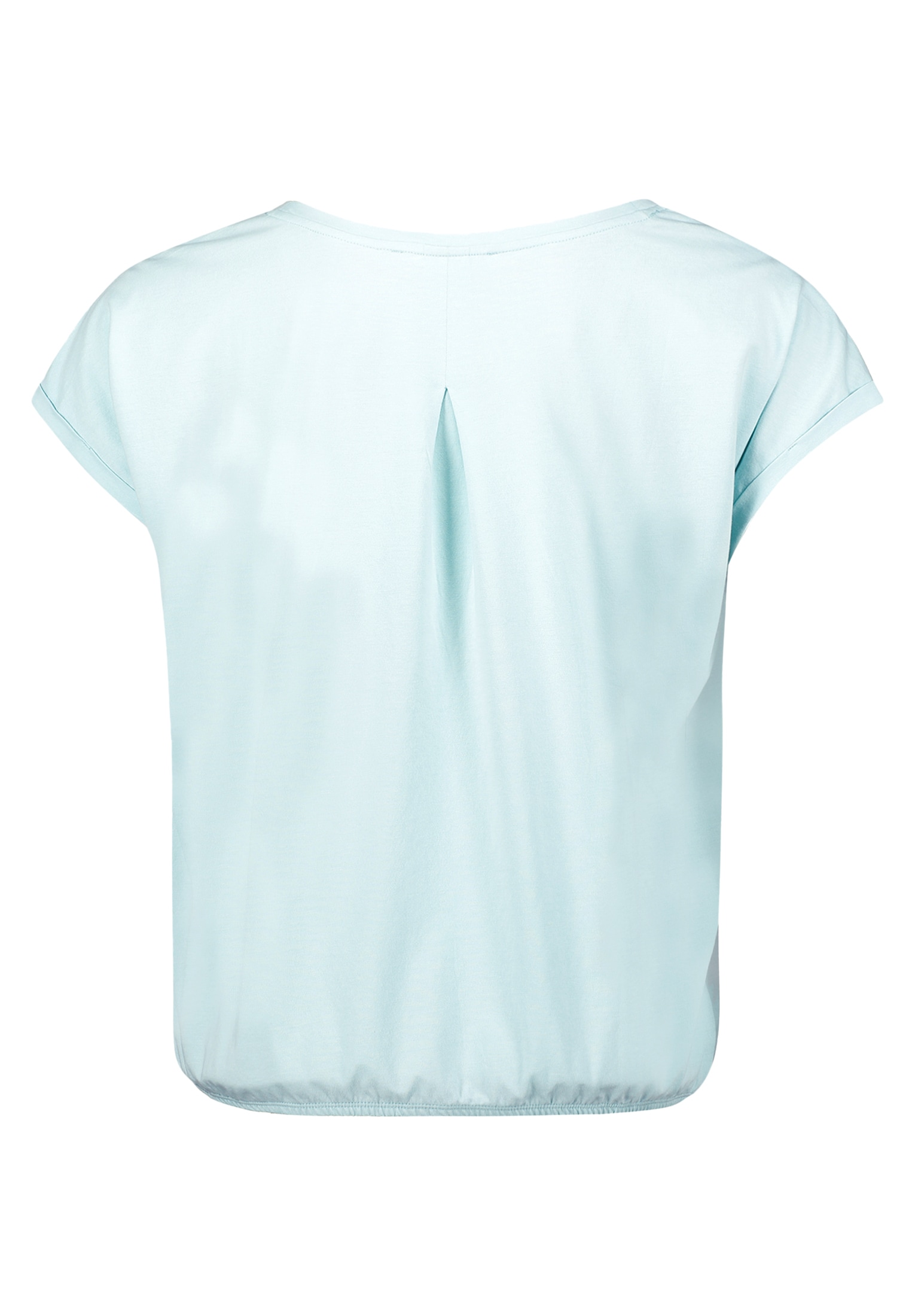 Betty&Co Kurzarmshirt »Betty & Co Casual-Shirt mit Print«, (1 tlg.), Materialmix