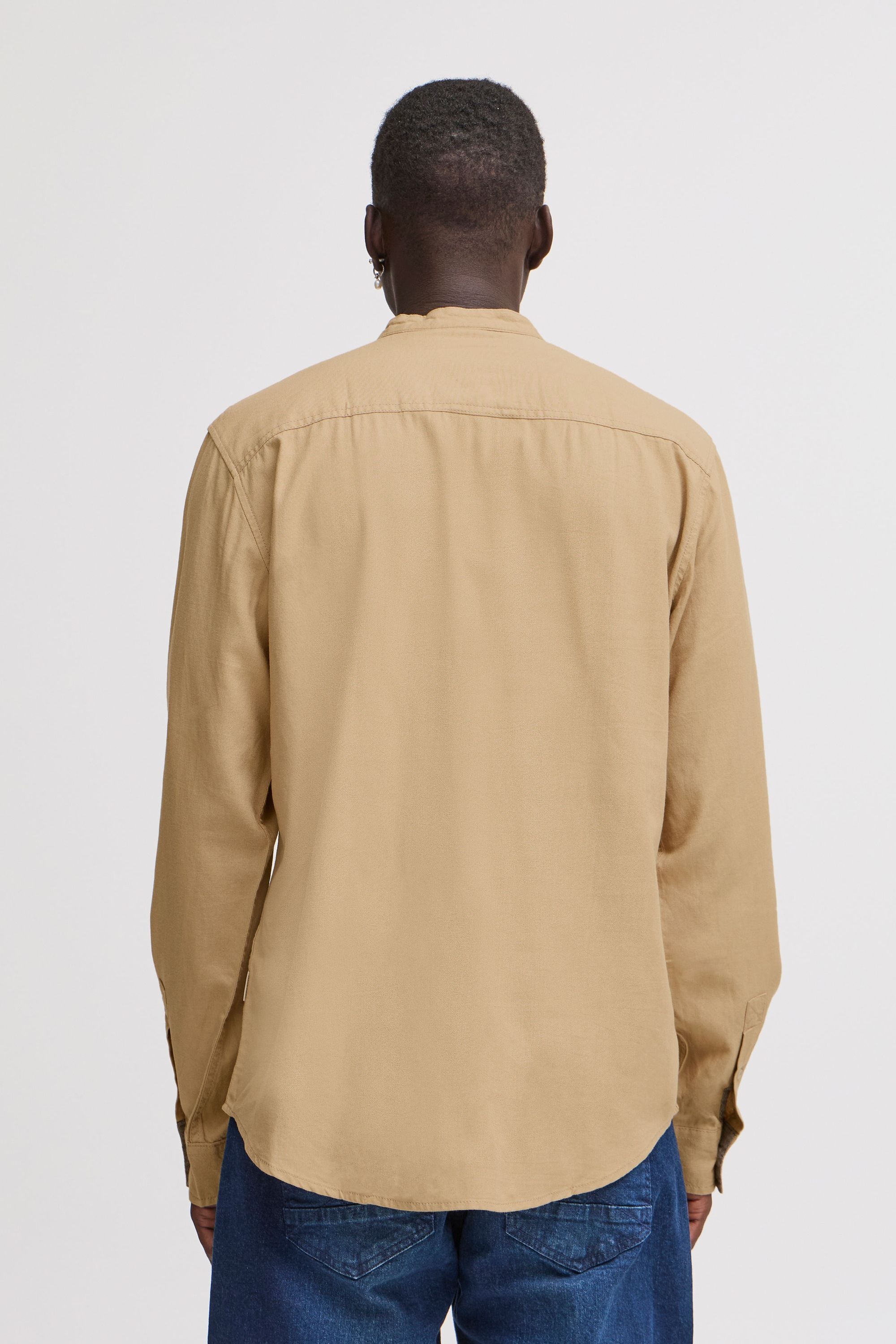 Blend Langarmhemd »Langarmhemd BHBobby Shirt mandarin«
