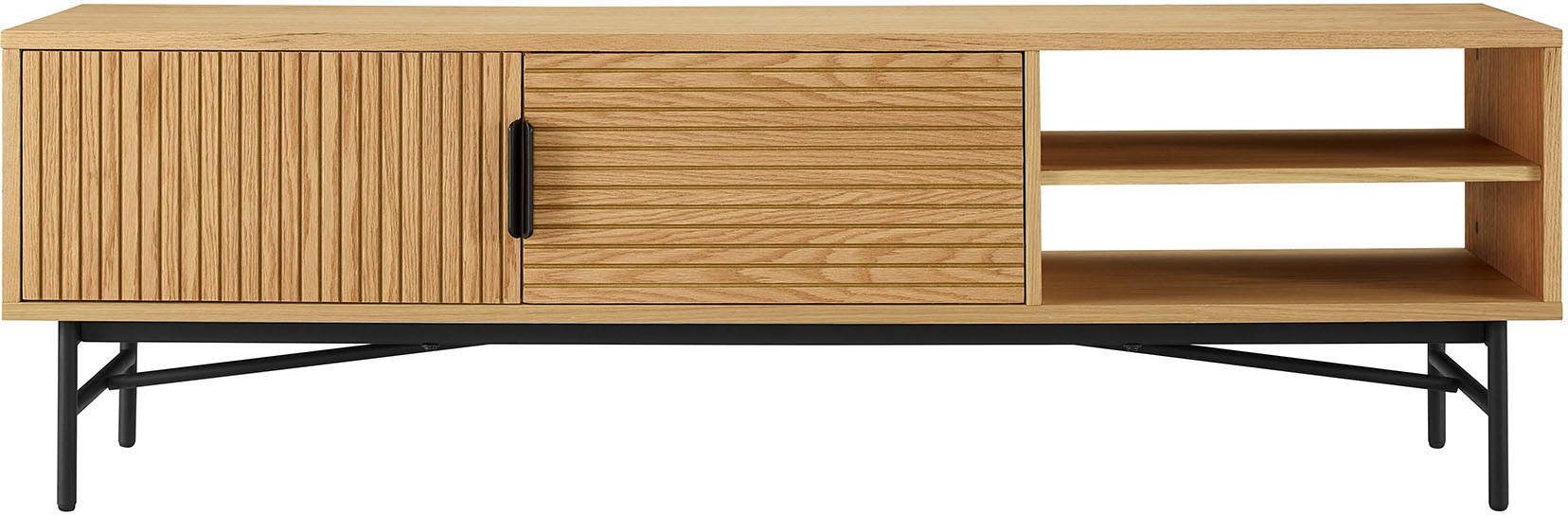 SalesFever Lowboard "Design Lowboard für stilvolle Akzente", Kommode, Eiche günstig online kaufen