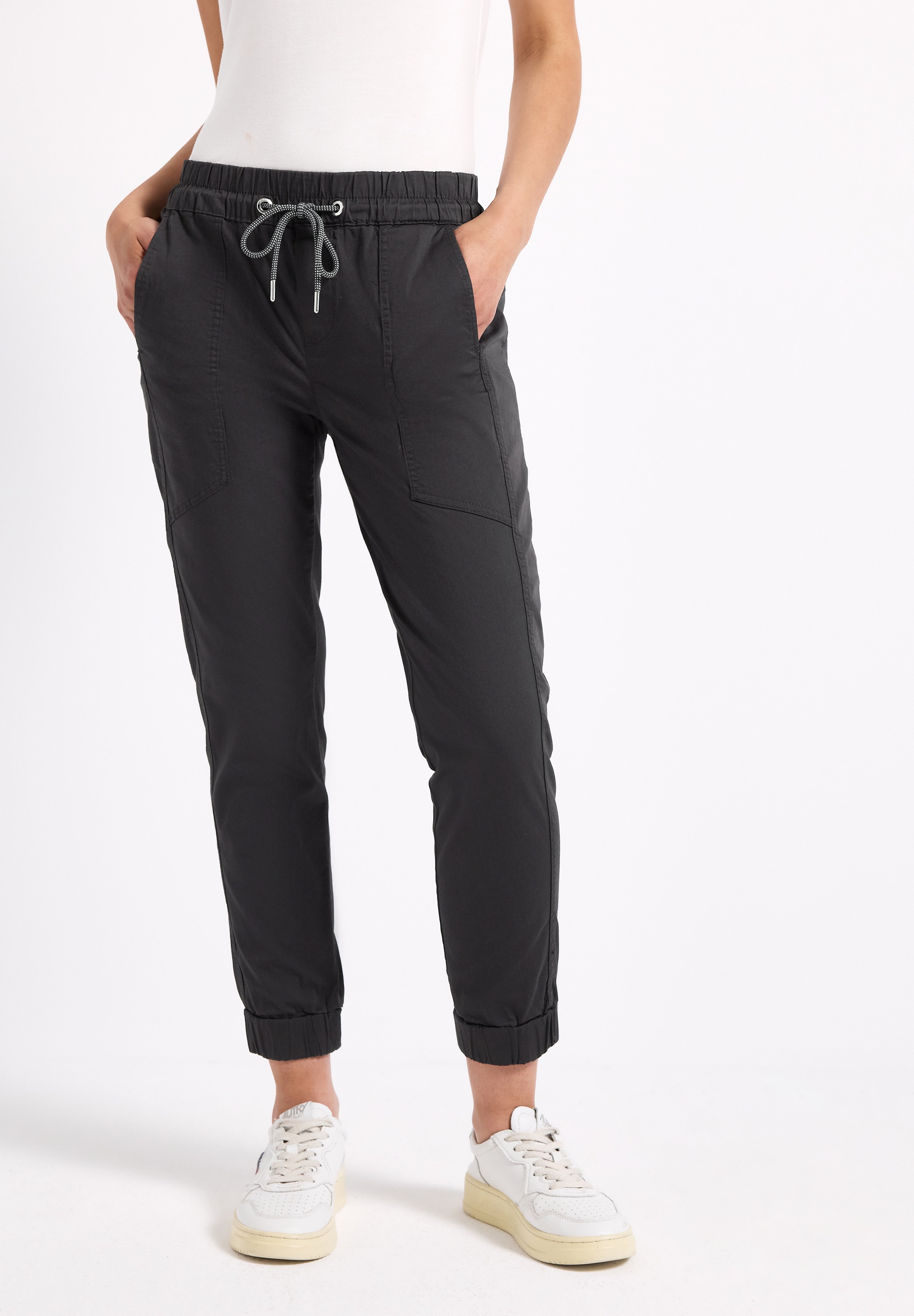 STREET ONE Stoffhose Elastikbund mit Tunnelzug günstig online kaufen