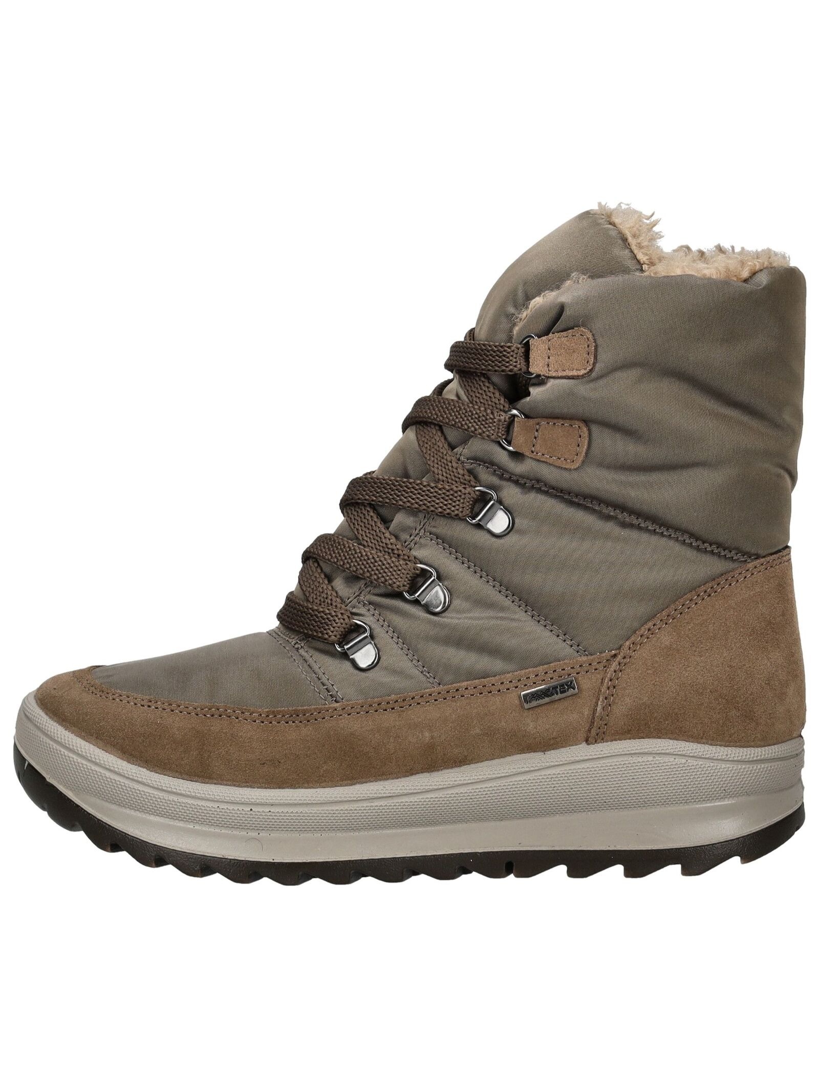 Imac Schnürstiefelette "Imac Stiefelette Veloursleder" günstig online kaufen