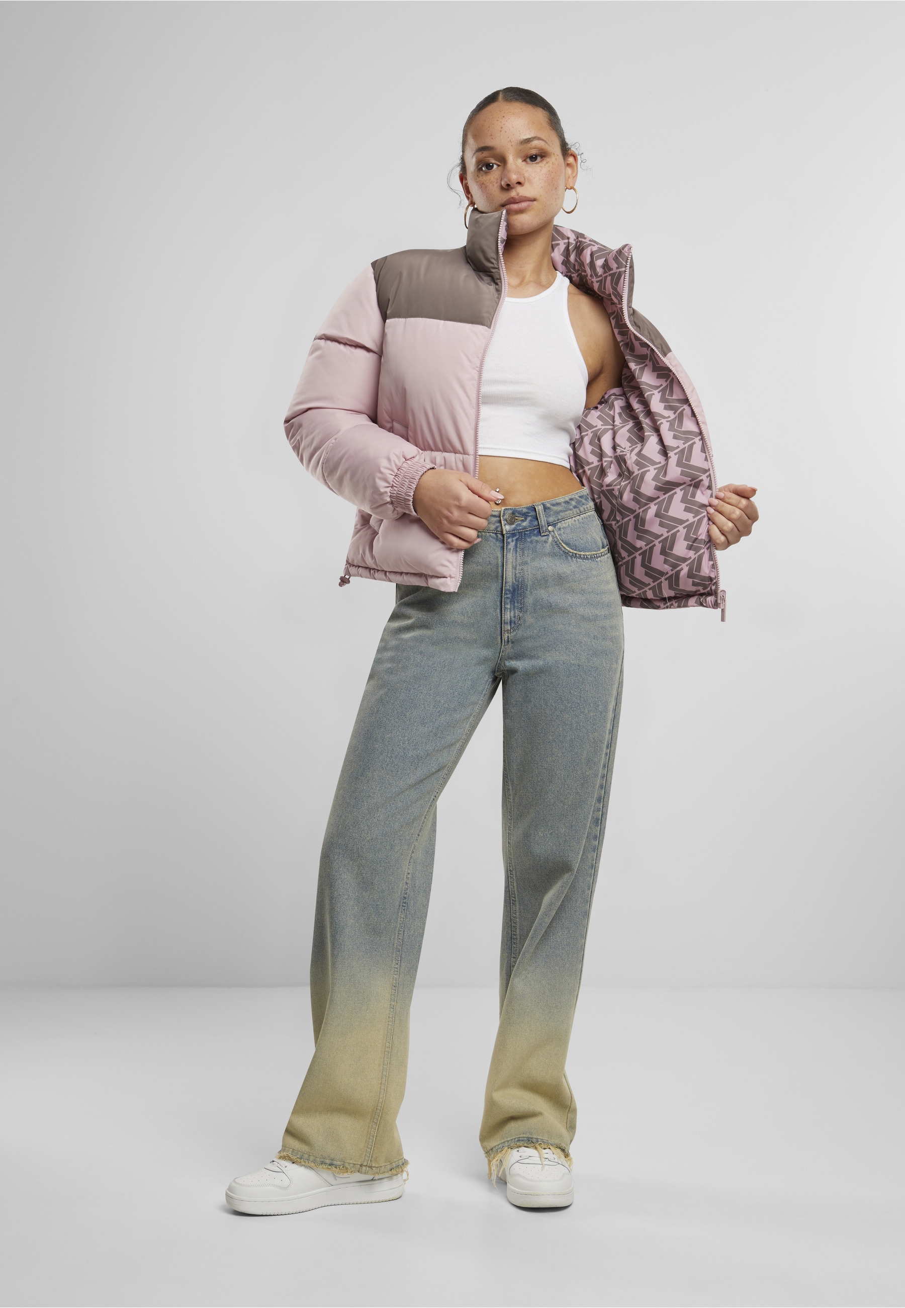 Karl Kani Winterjacke »Karl Kani Karl Kani OG Reversible Puffer Jacket« 1 Stk. tlg. ohne Kapuze