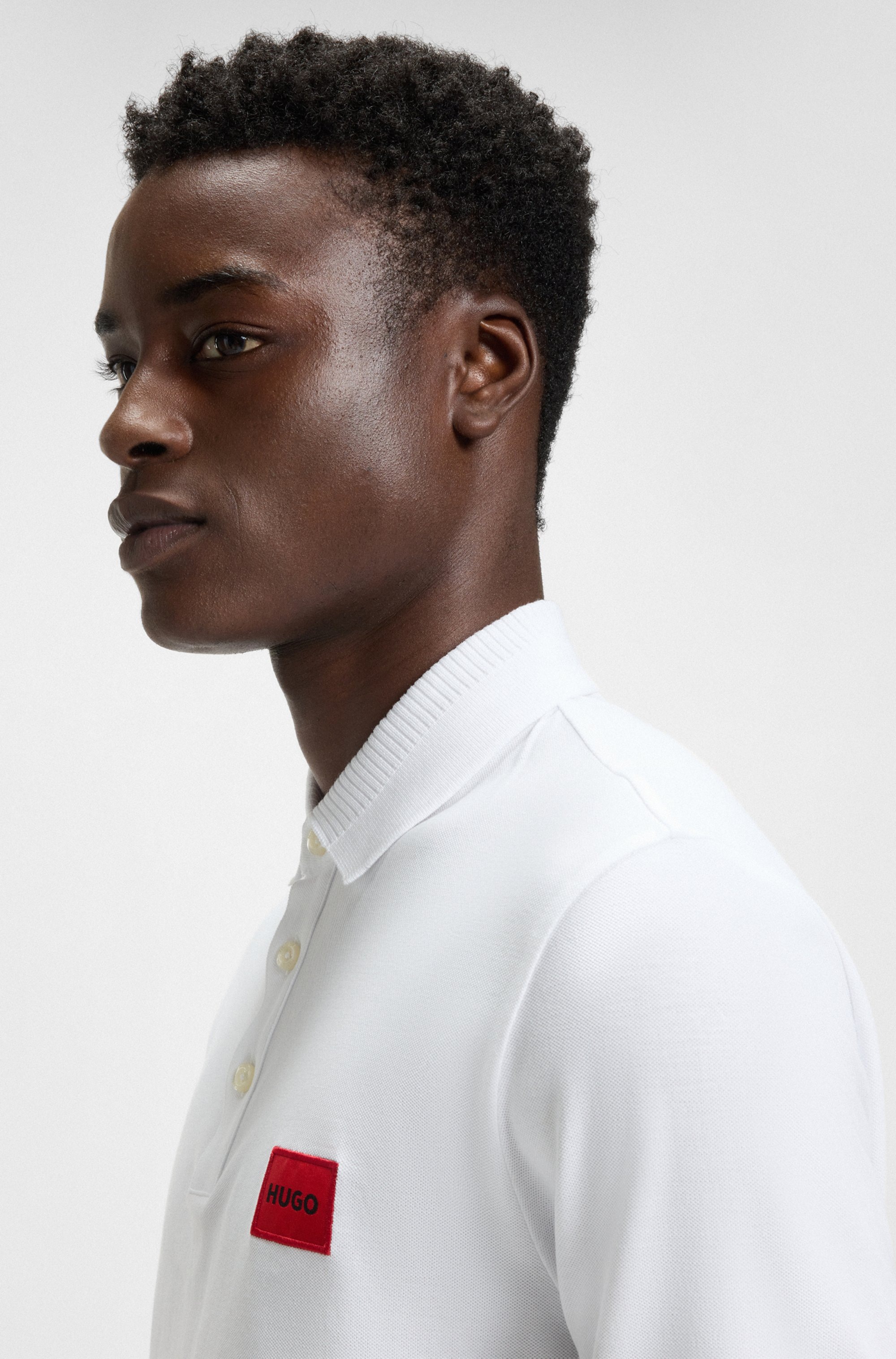 HUGO Poloshirt "Dereso" Slim Fit, Kurzarm, HUGO Weblabel günstig online kaufen