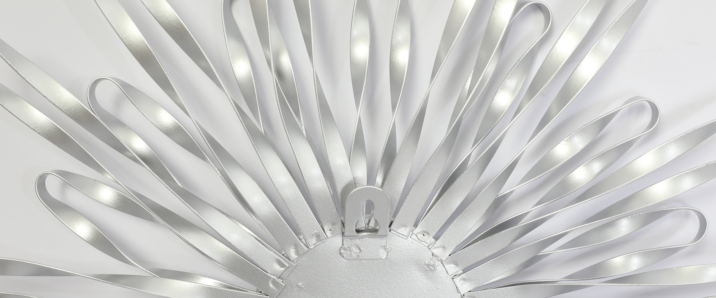 OTTO home Wanddekoobjekt »Sonne, im 2er Set: 35 und 46cm« Wanddekoration aus Metall mit kleinem Spiegel in der Mitte