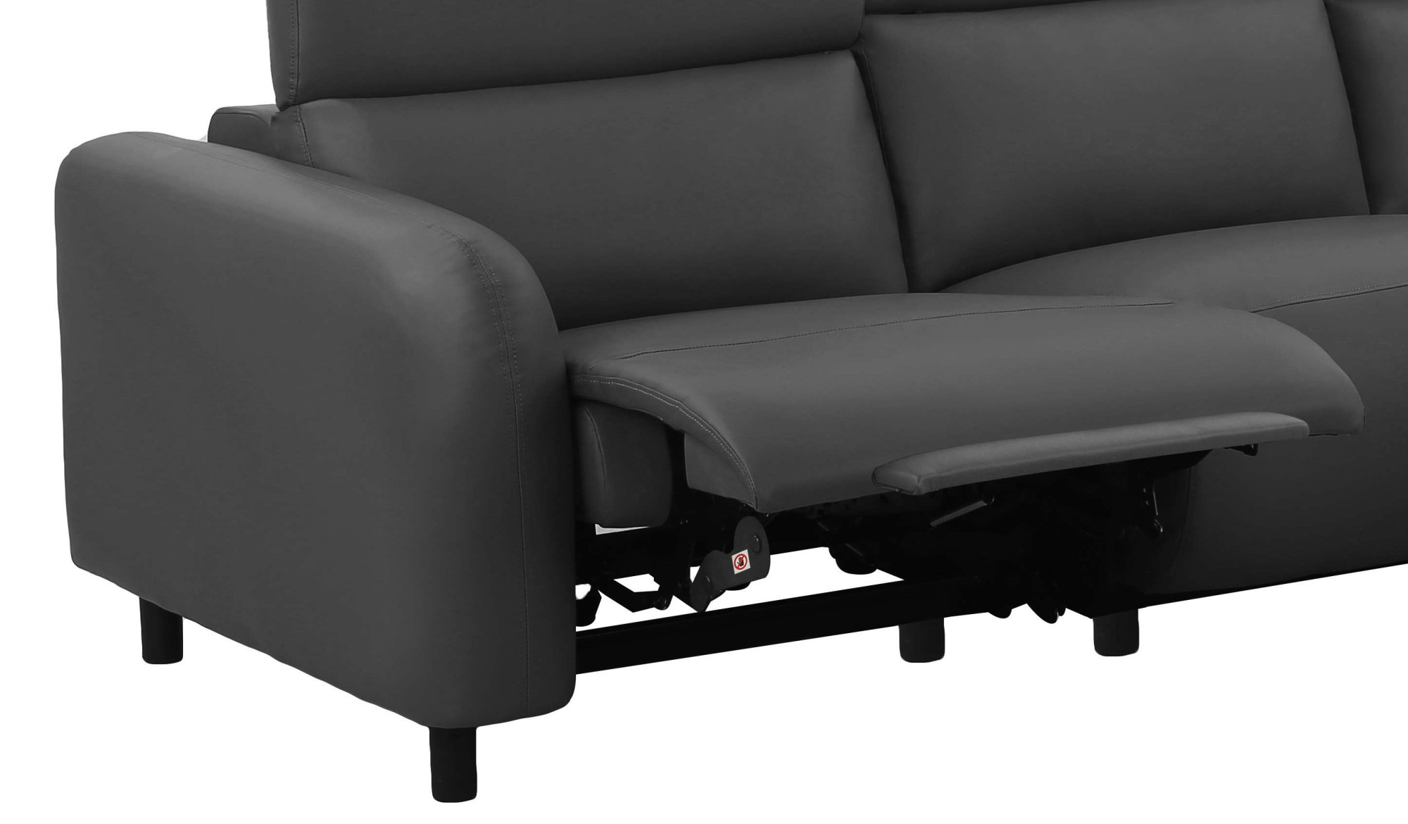Home affaire Ecksofa »SKAANE Kunstleder, L-Form, 274 cm, manuelle u. elektrische Funktion,«, 274 cm, mit Kopfteilverstellung und man. oder elektr. Relaxfunktion