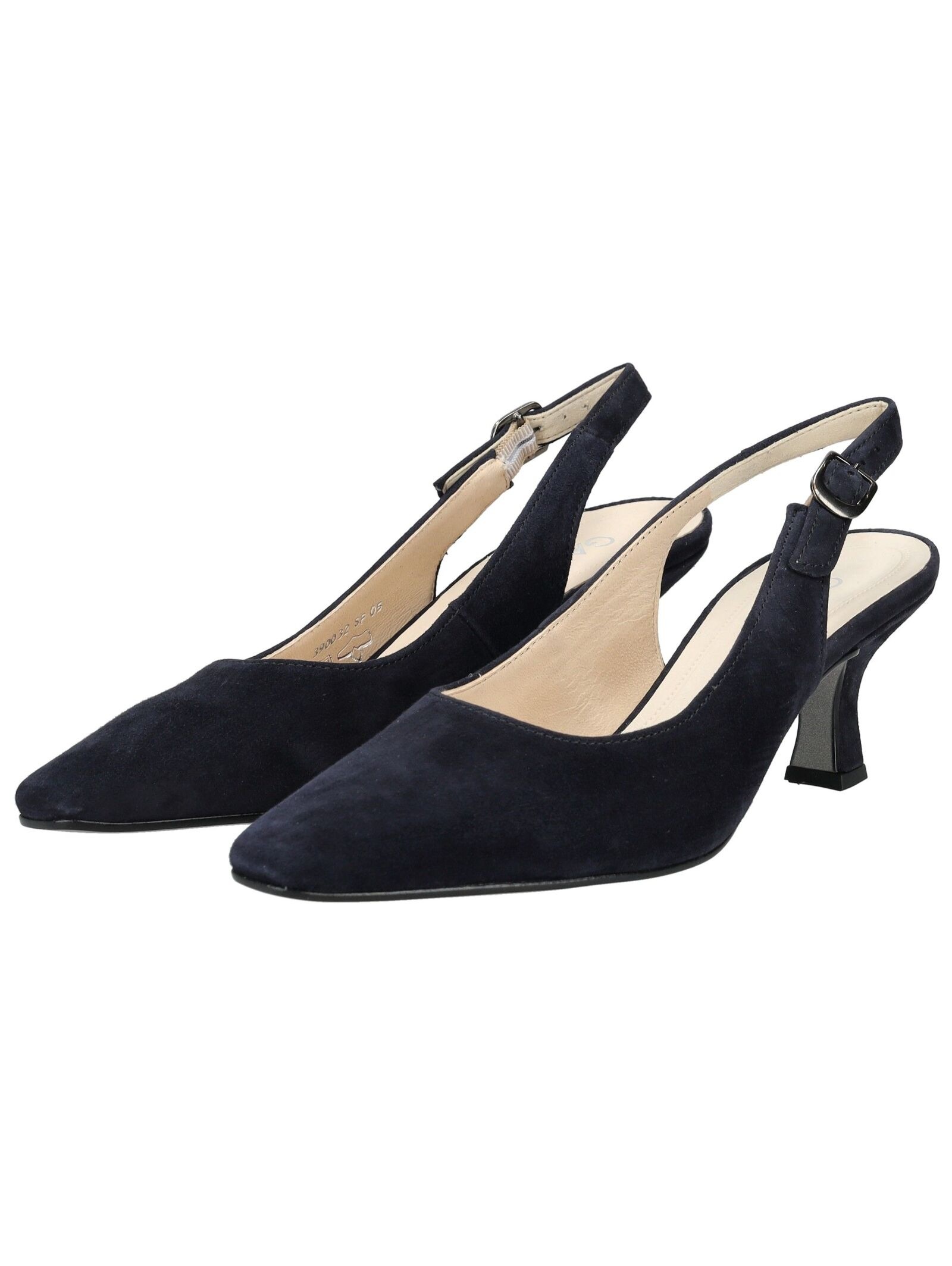 Slingpumps GABOR "Slingpumps", Damen, Gr. 41, blau, Schuhe Slingpumps 3