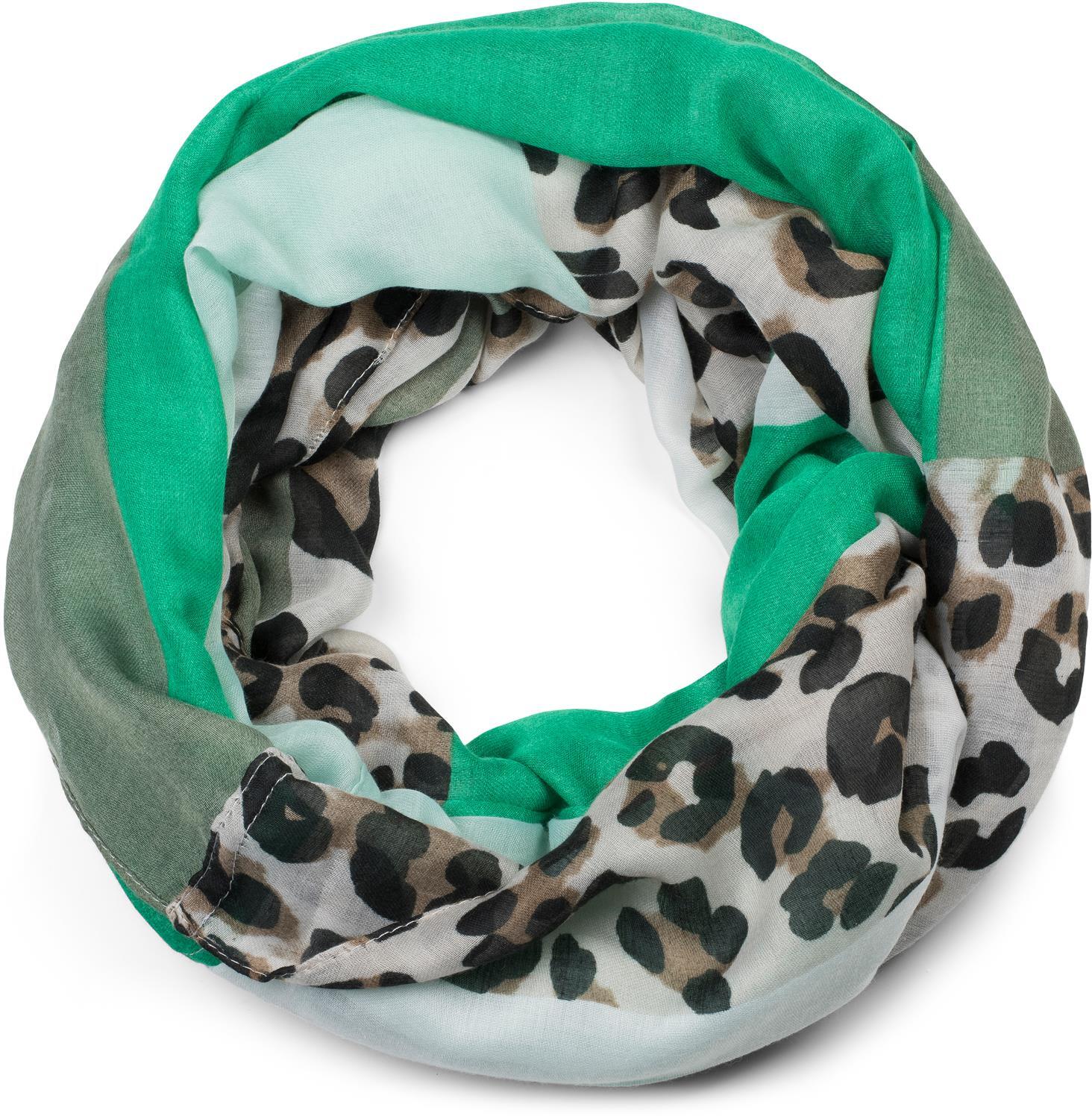styleBREAKER Loop "Leo Loop Schal im Colour Blocking Style" 1 Stk.