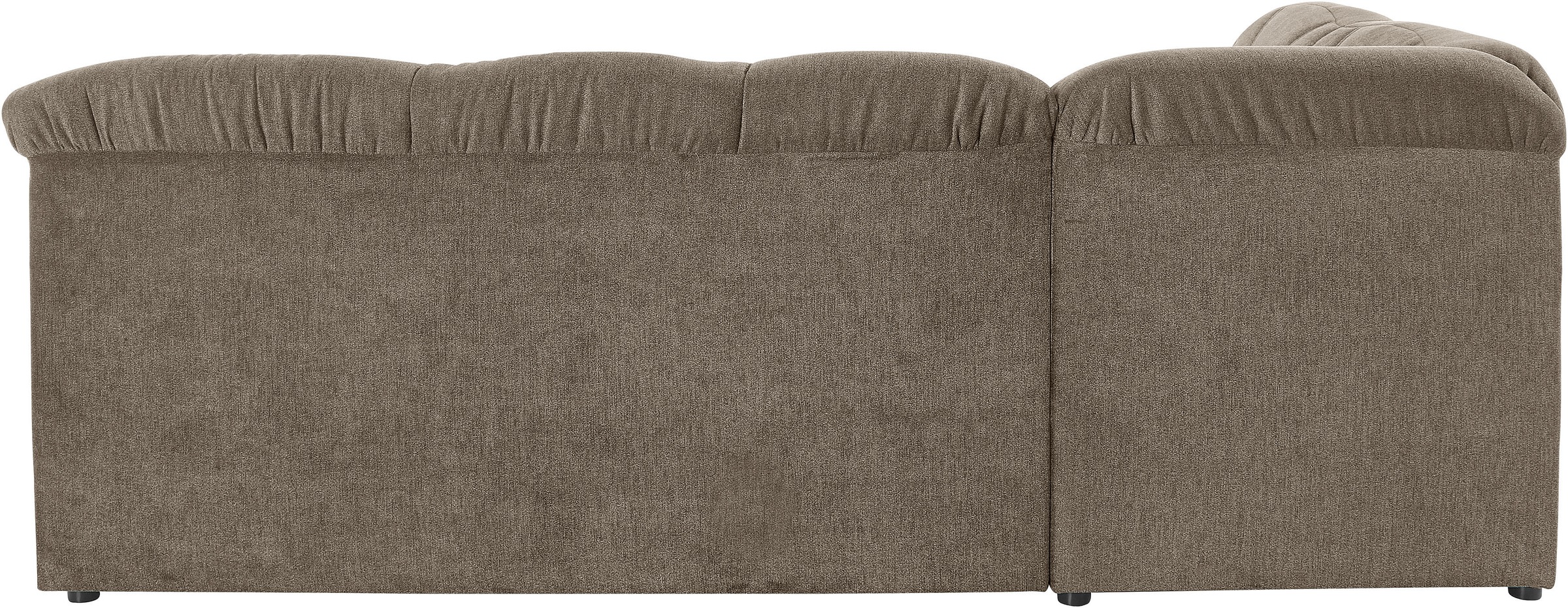 DOMO collection Ecksofa »Pegnitz, elegante Rückensteppung, zeitlose Formensprache, L-Form«, wahlweise mit Bettfunktion