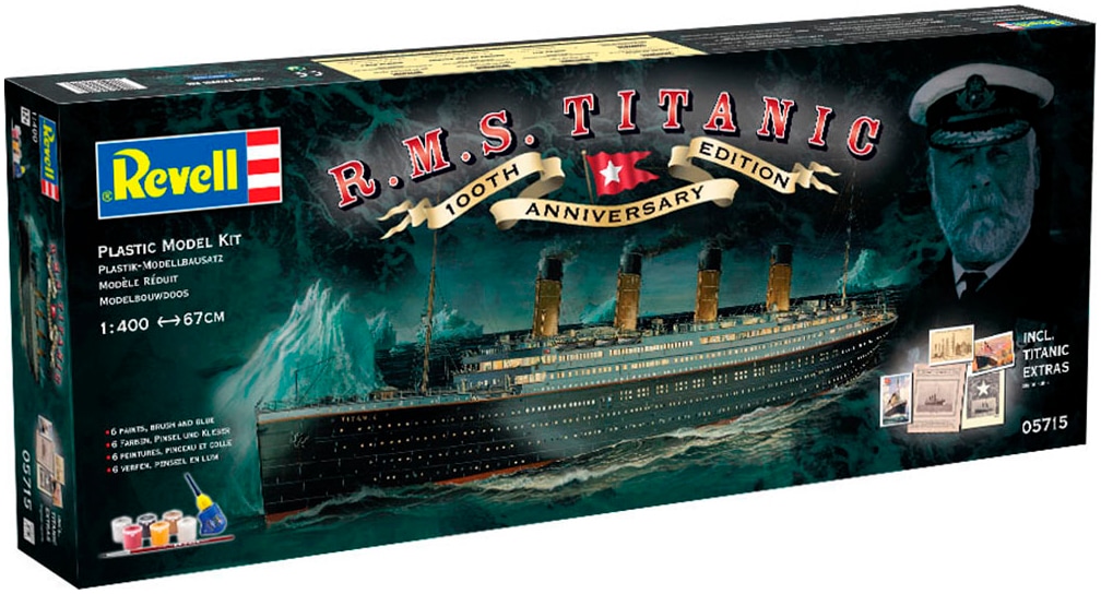 Revell® Modellbausatz »Geschenkset 100 Jahre R.M.S. Titanic«, Made in Europe