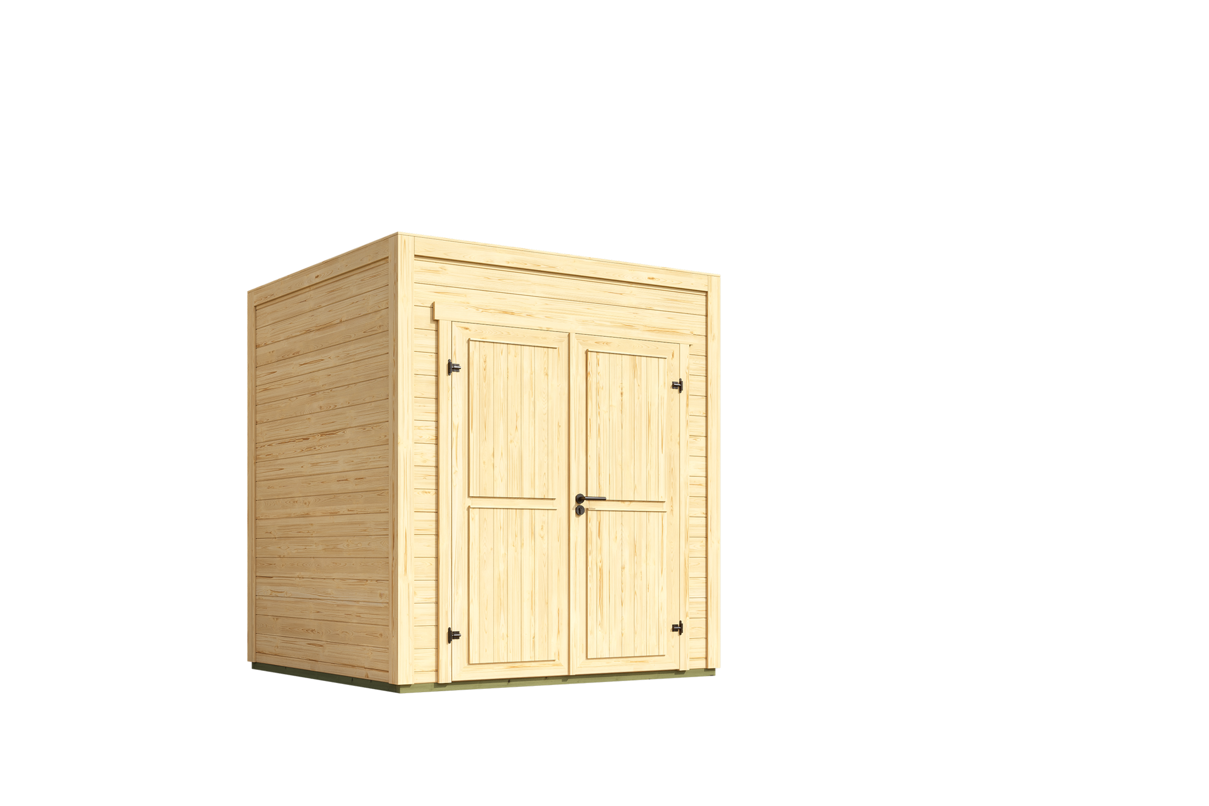 Nordic Holz Gartenhaus »Fynn 1« kleiner stilvoller Schuppen mit Flachdach