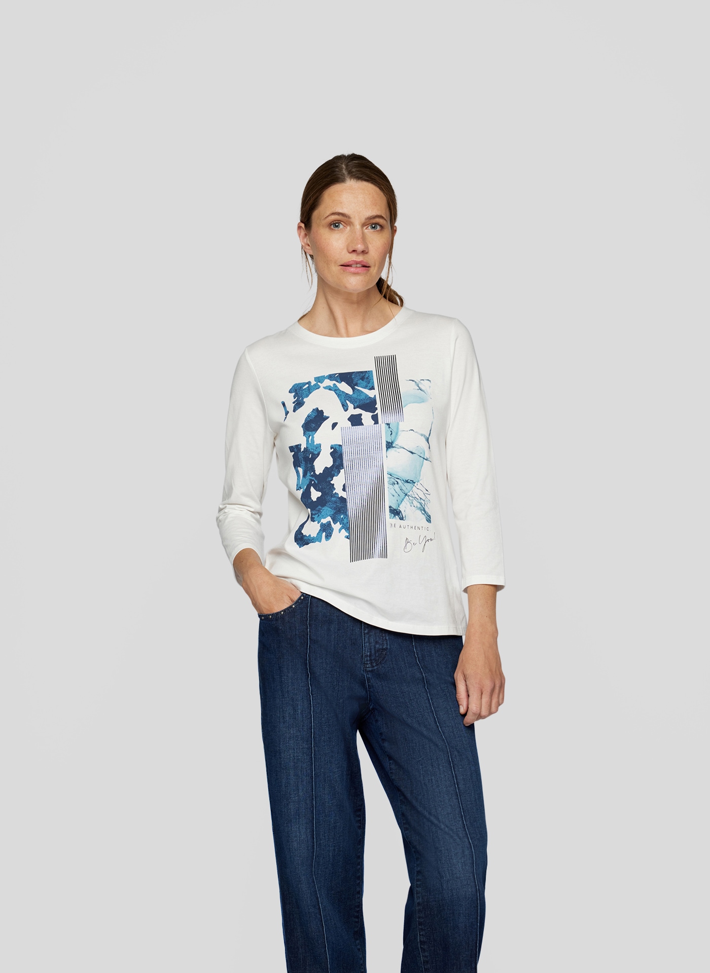 Print-Shirt »RABE Stilvolles Damenshirt mit modernem Print«