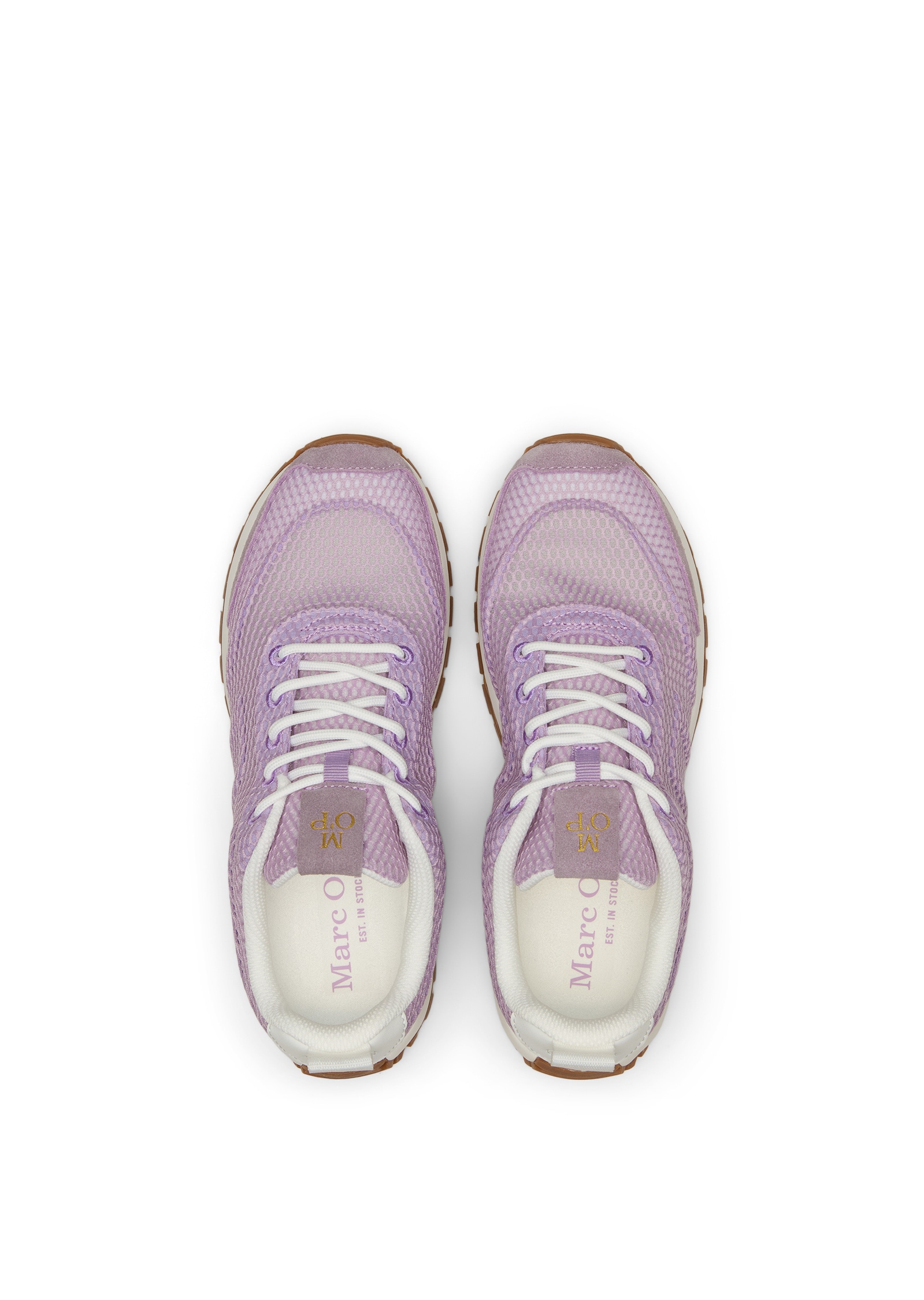 Marc O'Polo Sneaker »aus edlem Rindleder und Mesh-Einsatz«