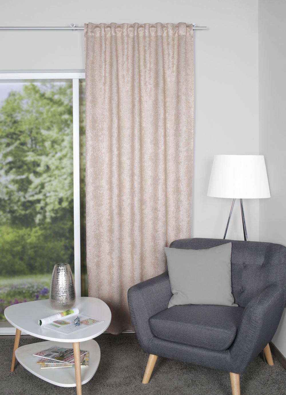 HOME WOHNIDEEN Vorhang "SKILIO" Multifunktionsband 1 Stk. tlg. Kombibandsch günstig online kaufen