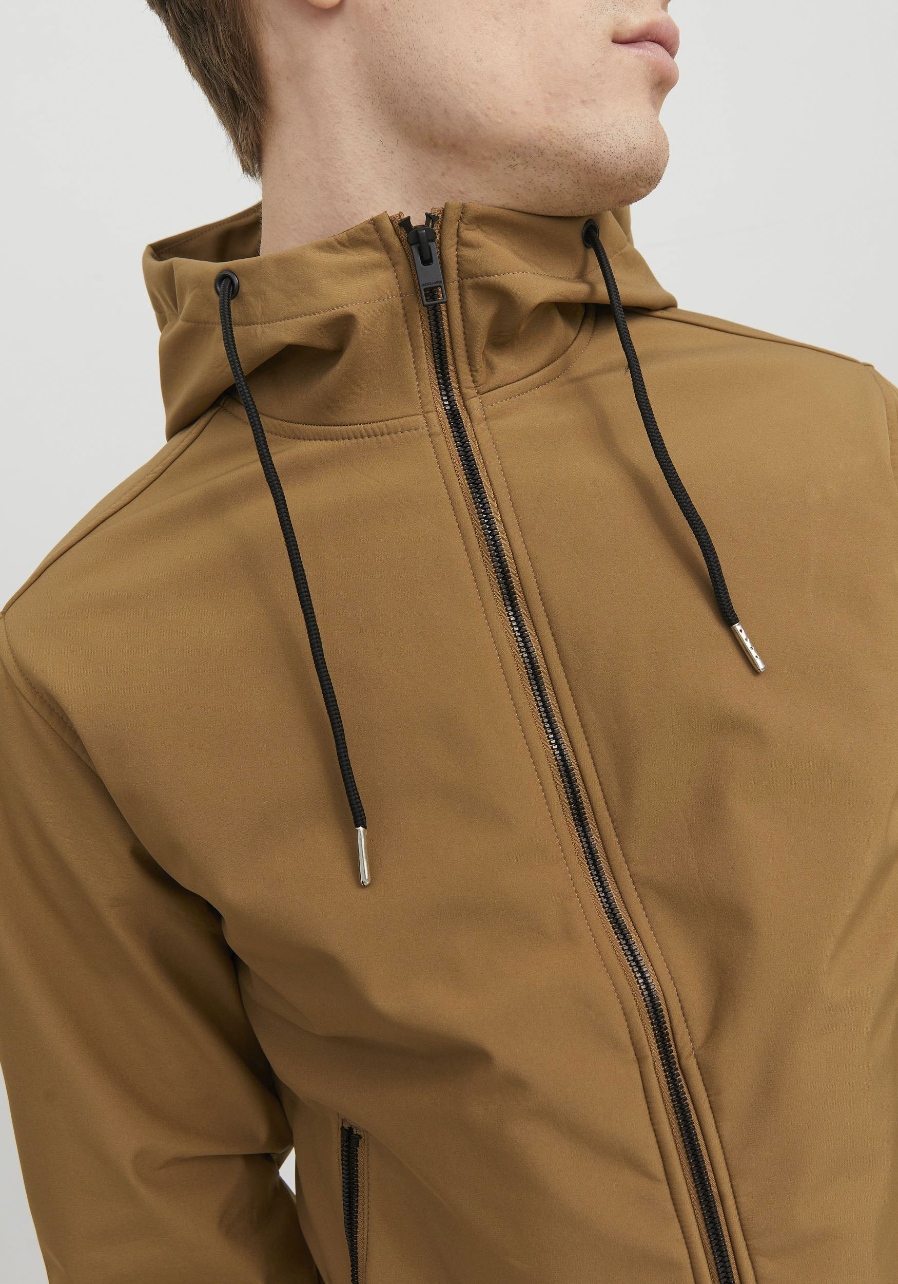 Thumbnail - Jack & Jones "JJEBASIC mit wasserabweisender Funktion" mit Kapuze Kunstfaser, regular fit