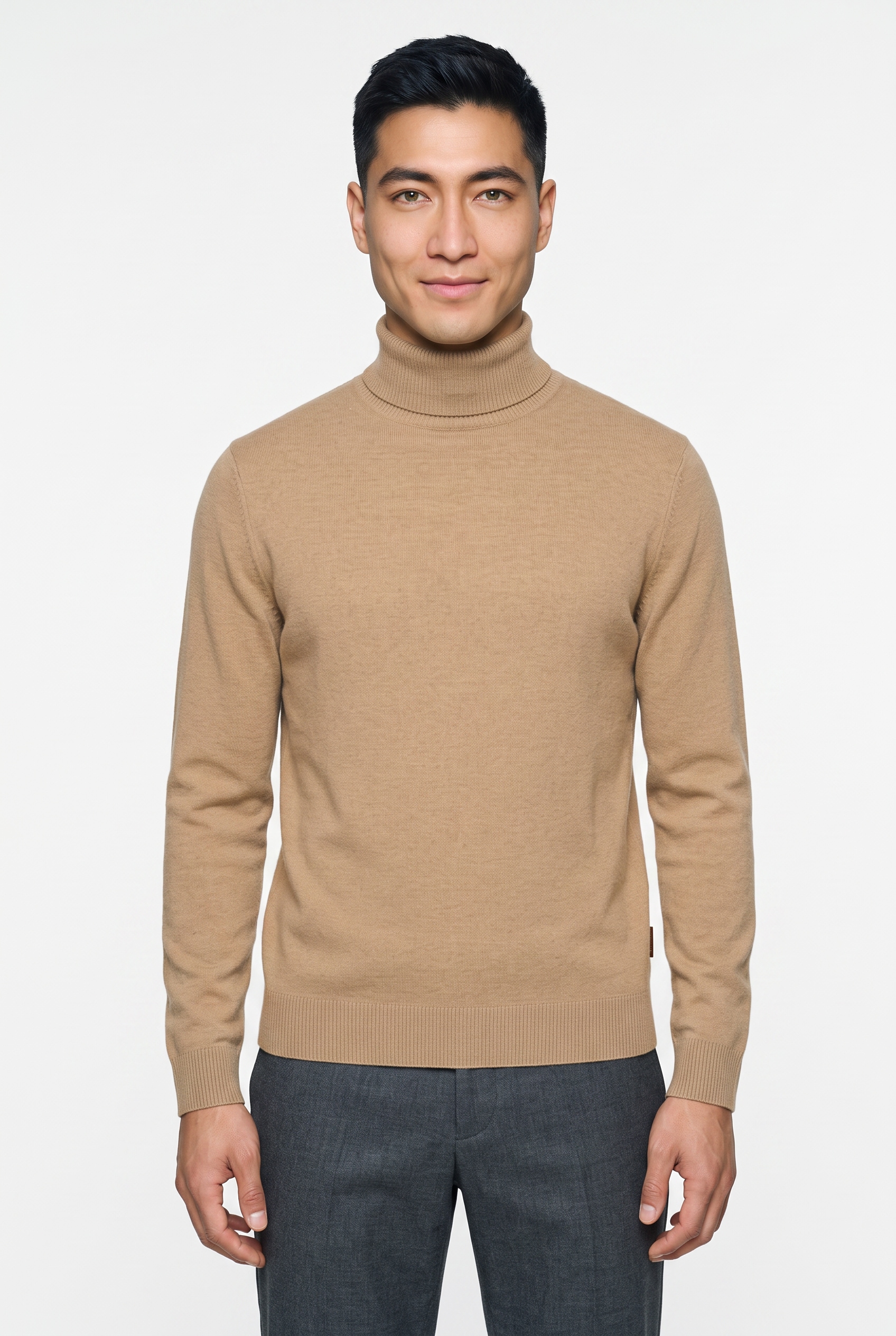 Joop Jeans Rollkragenpullover »Lemrigo« aus Wollmischung, normale Passform