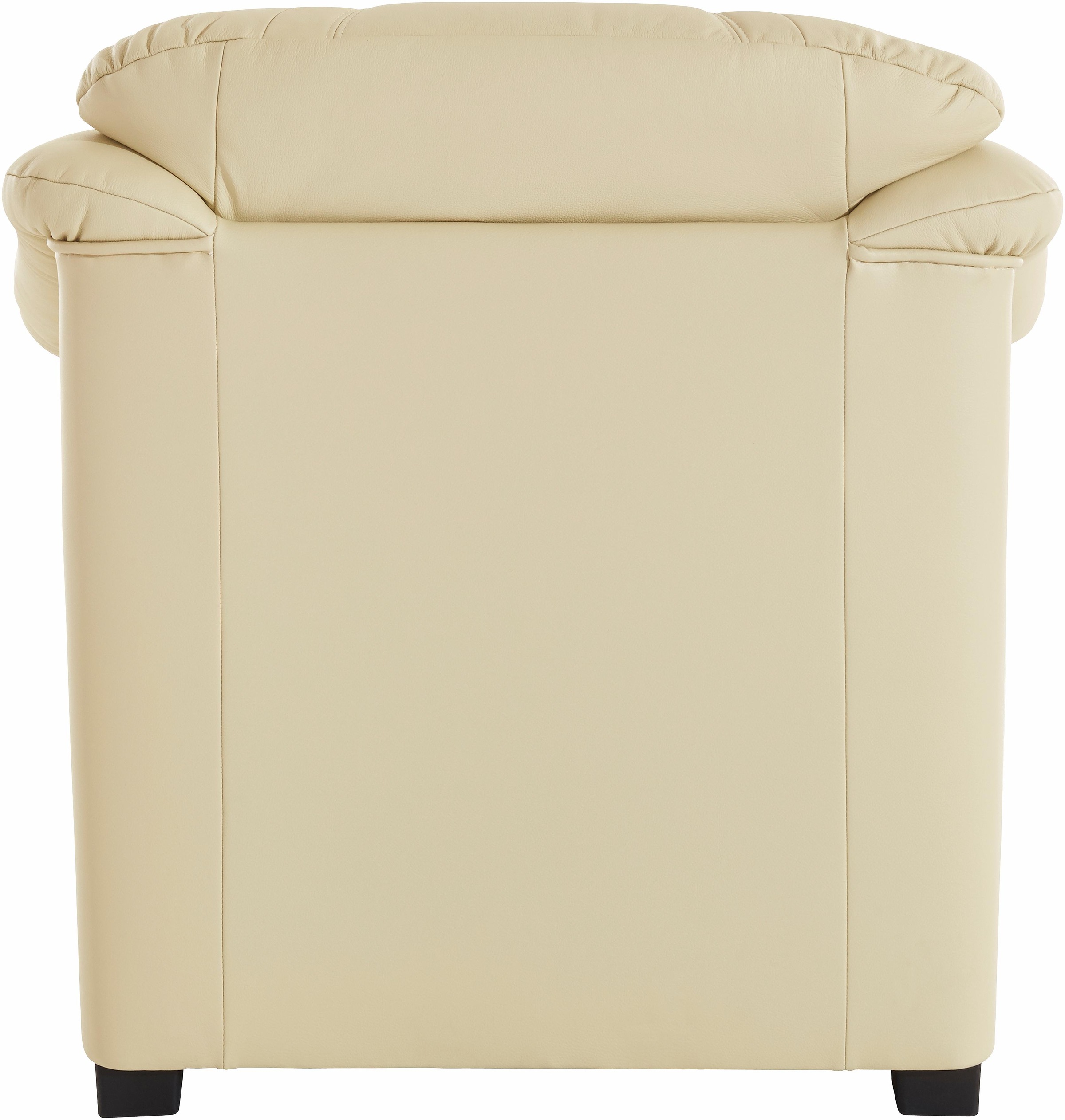 Sessel SIT & MORE "Savona, B: 103 cm", beige (creme), B:103cm H:90cm T:90cm, PRIMABELLE-Microfaser (100% Polyester);SOFTLUX-Kunstleder;NaturLEDER (echtes Rindsleder), Korpus in passendem Kunstleder SOFTLUX;SOFTLUX/Struktur (Korpus in Kunstleder, Sitz und  3