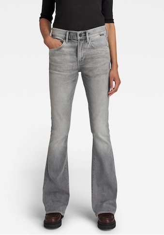 G-Star RAW Bootcut-Jeans »3301 Flare Jeans«, perfekter Sitz durch Elasthan-Anteil kaufen