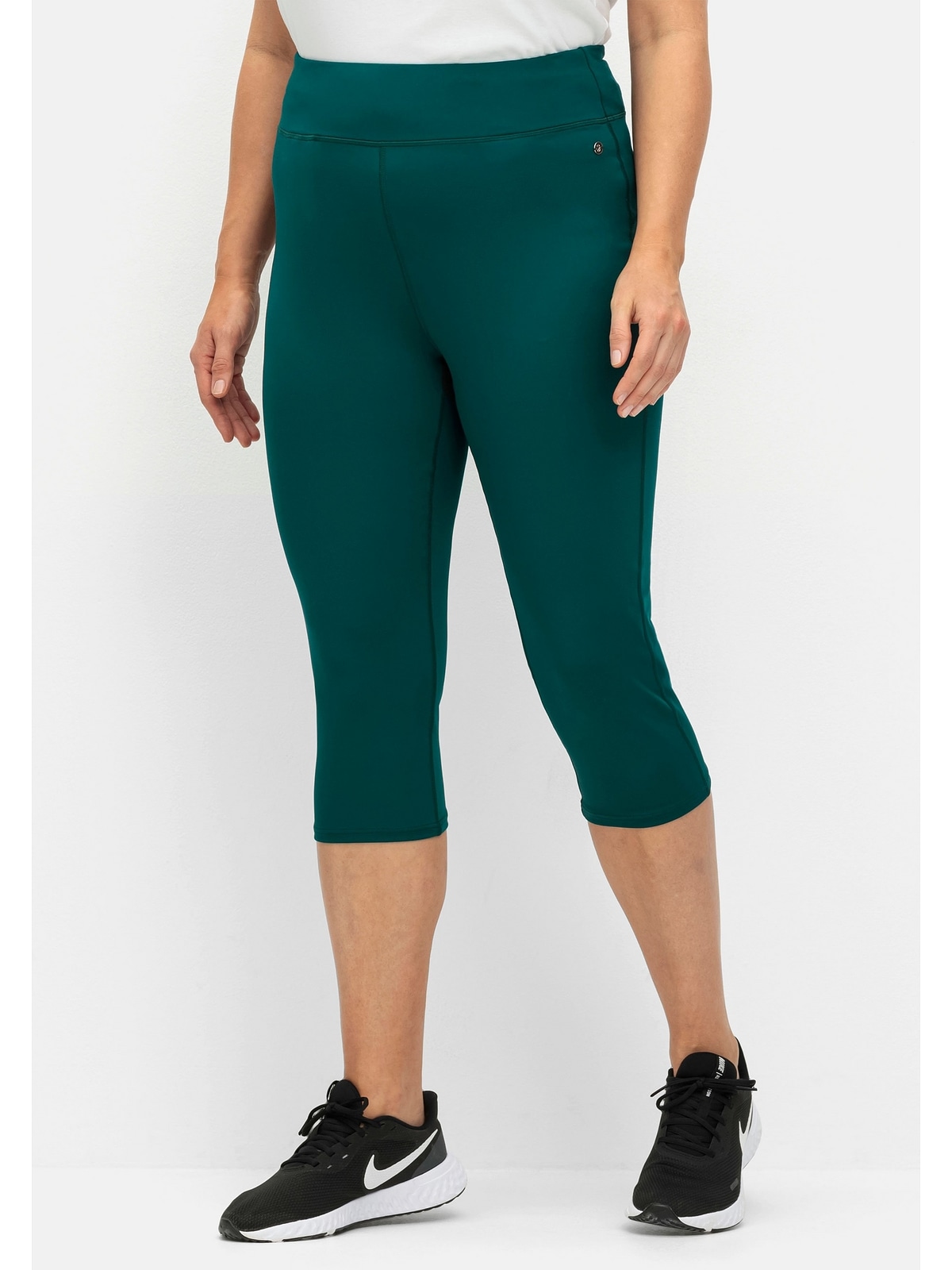 Sheego Sporthose »Große Größen«, aus Funktionsqualität, mit Innentasche