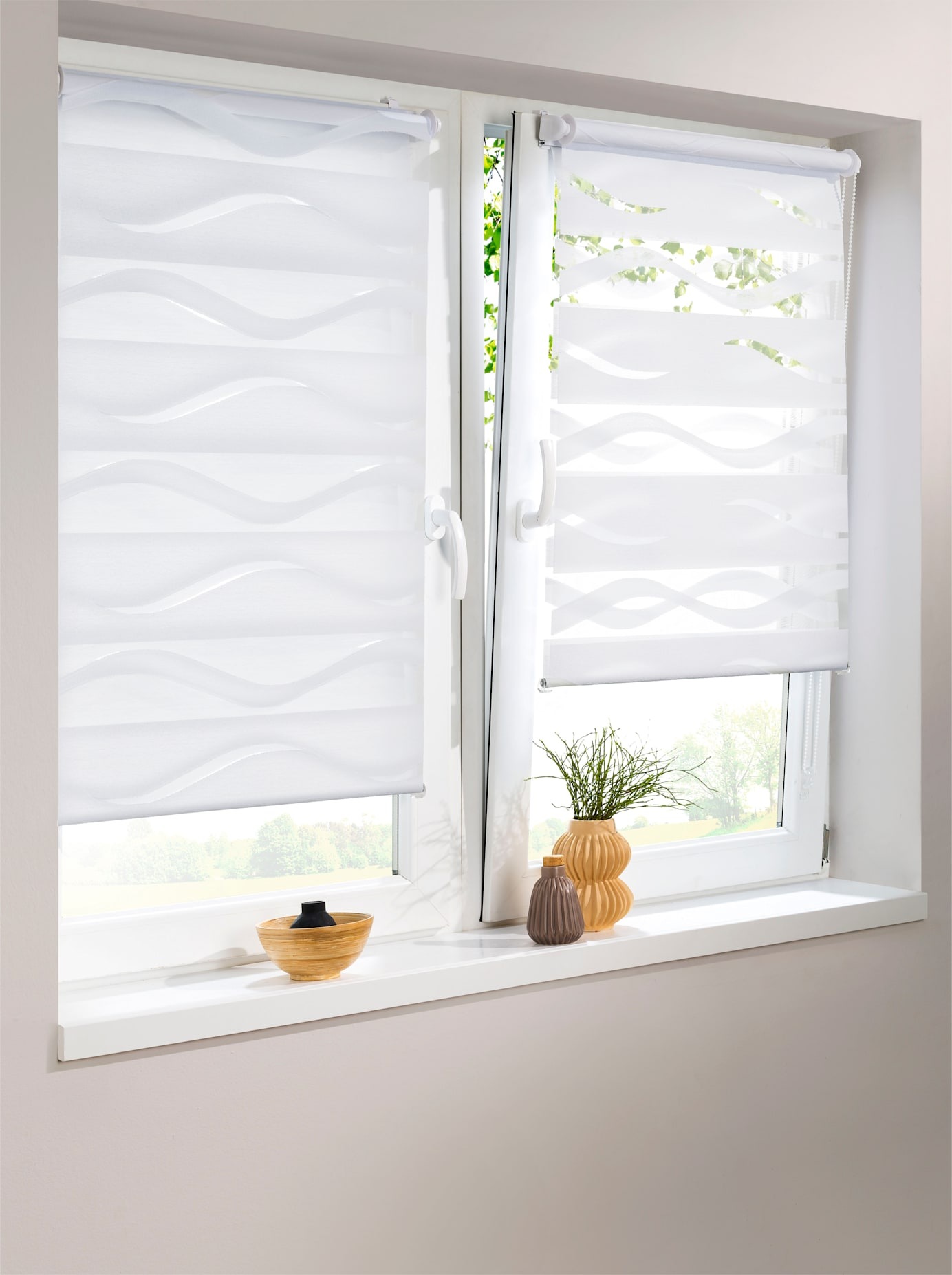 heine home Raffrollo mit Stangendurchzug günstig online kaufen