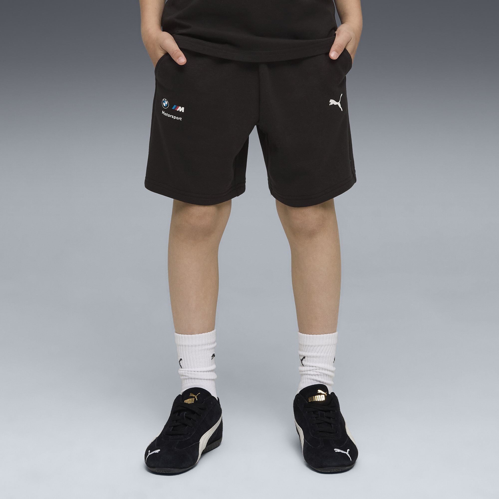 PUMA Sporthose »BMW M MOTORSPORT Essentials Shorts Jugendliche«
