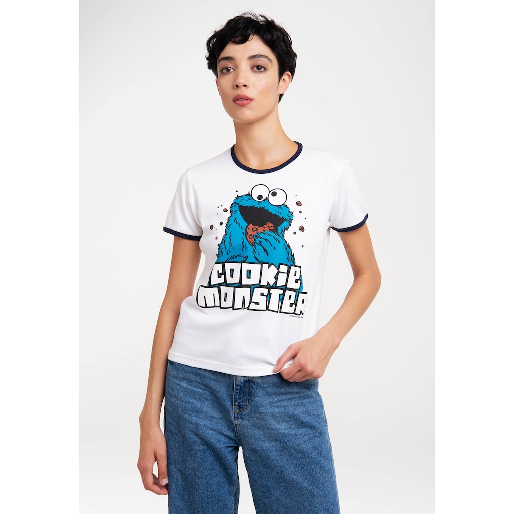 LOGOSHIRT T-Shirt »Sesamstrasse Krümelmonster« mit lizenziertem Print
