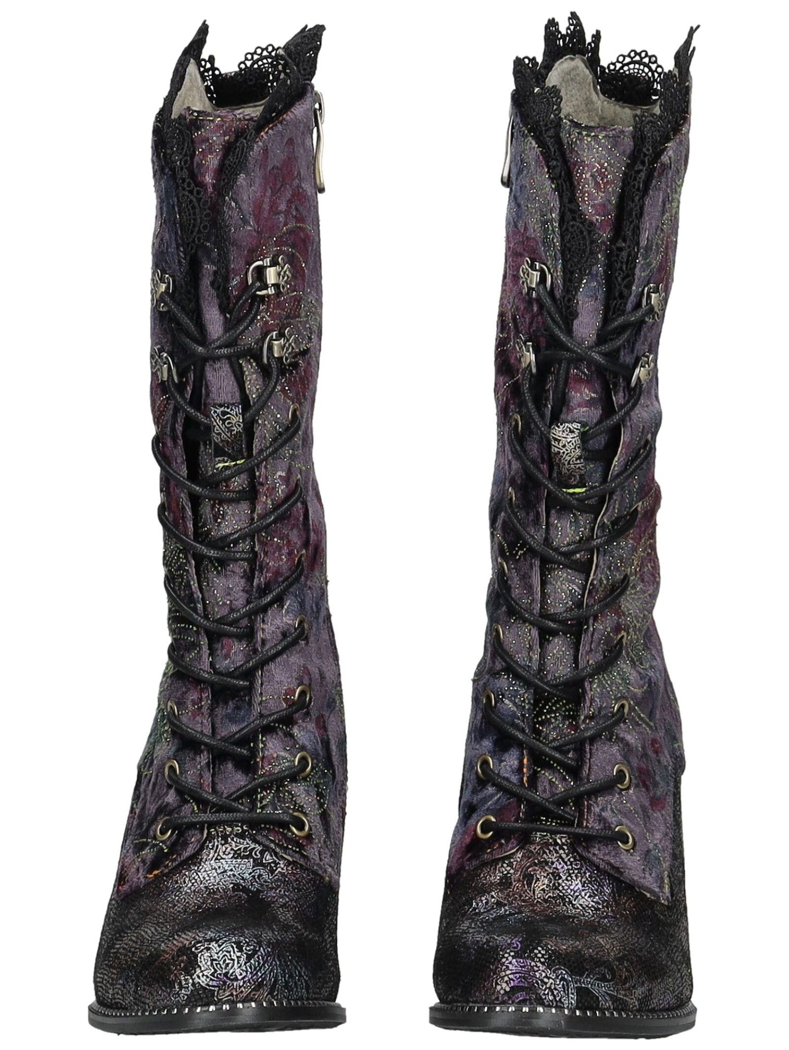 LAURA VITA High-Heel-Stiefel »LAURA VITA Stiefel Leder/Textil«