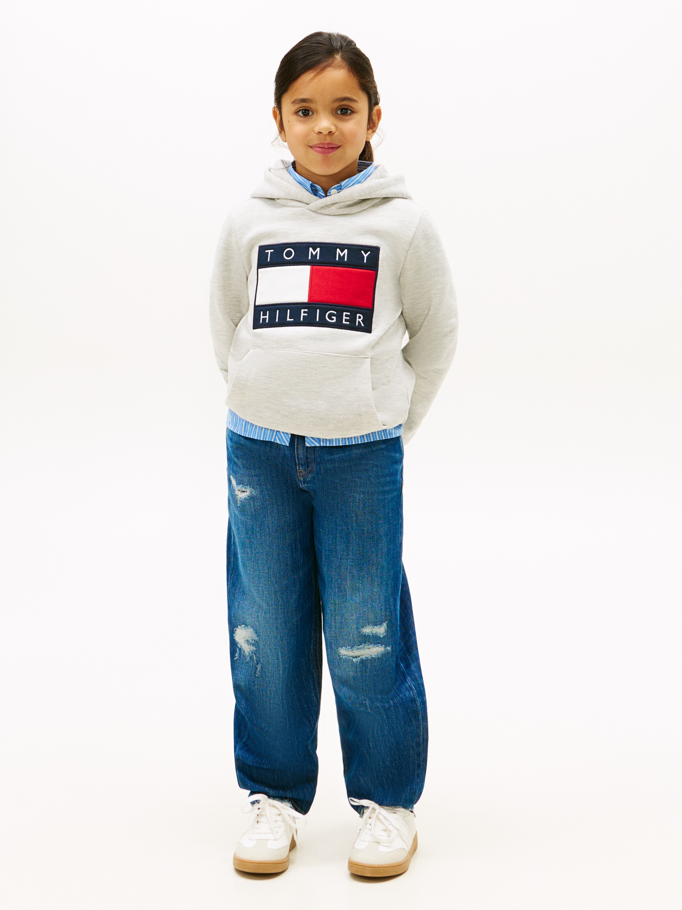 Tommy Hilfiger Kapuzensweatshirt , Kinder bis 16 Jahre, mit Kapuze
