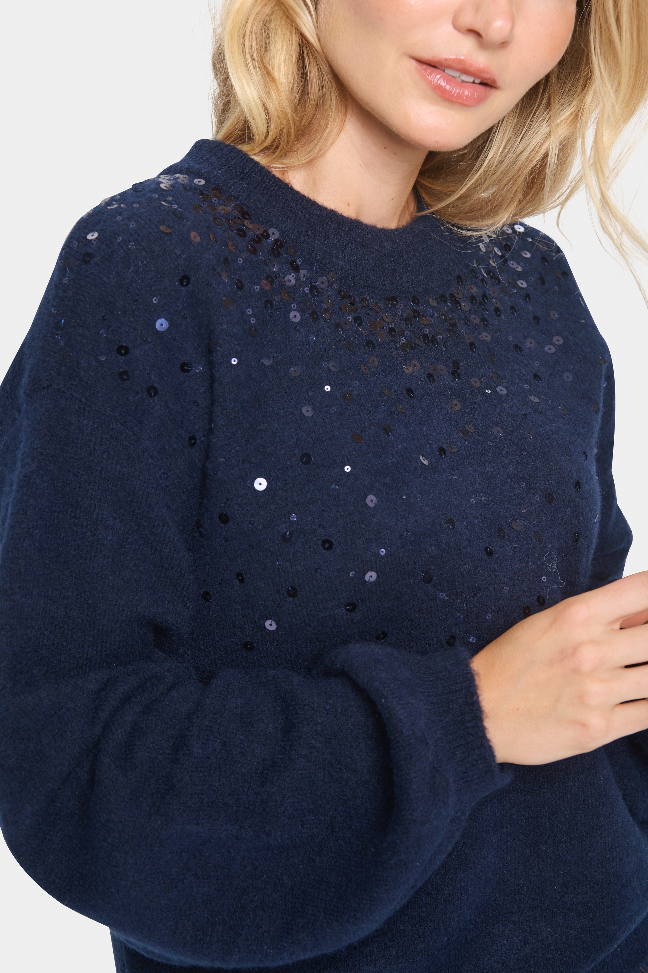 Thumbnail - Saint Tropez Strickpullover "BarbelSZ Pullover", mit Pailletten