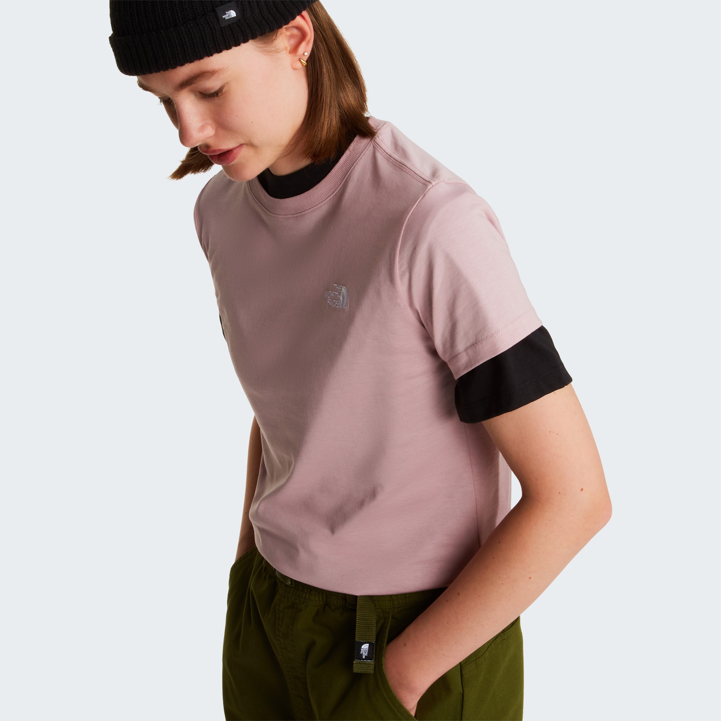 The North Face T-shirt à Manches Courtes Evolution Simple Dome Metal Pink M Femme 3