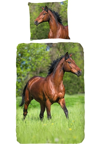 good morning Kinderbettwäsche »Running horse« (2 tl...