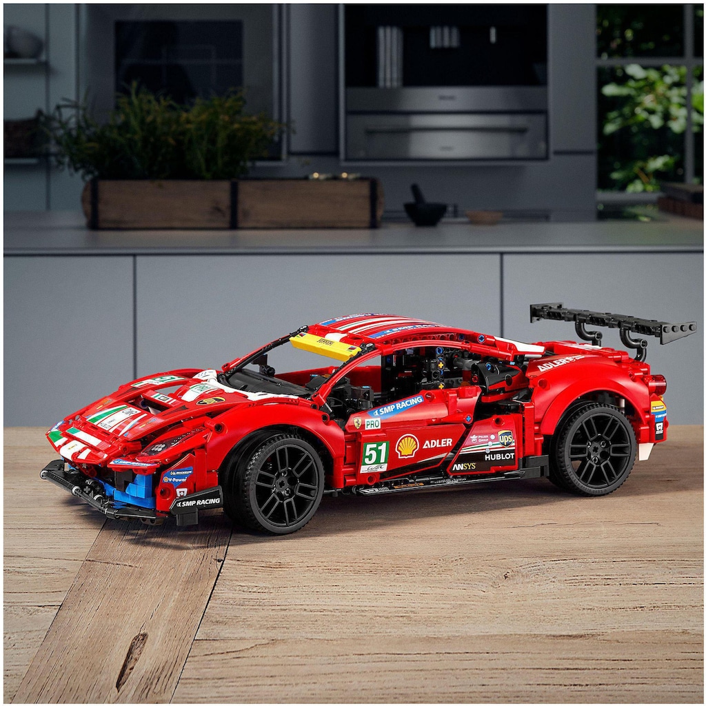 LEGO® Konstruktionsspielsteine »Ferrari 488 GTE “AF Corse #51” (42125), LEGO® Technic«, (1682 St.)