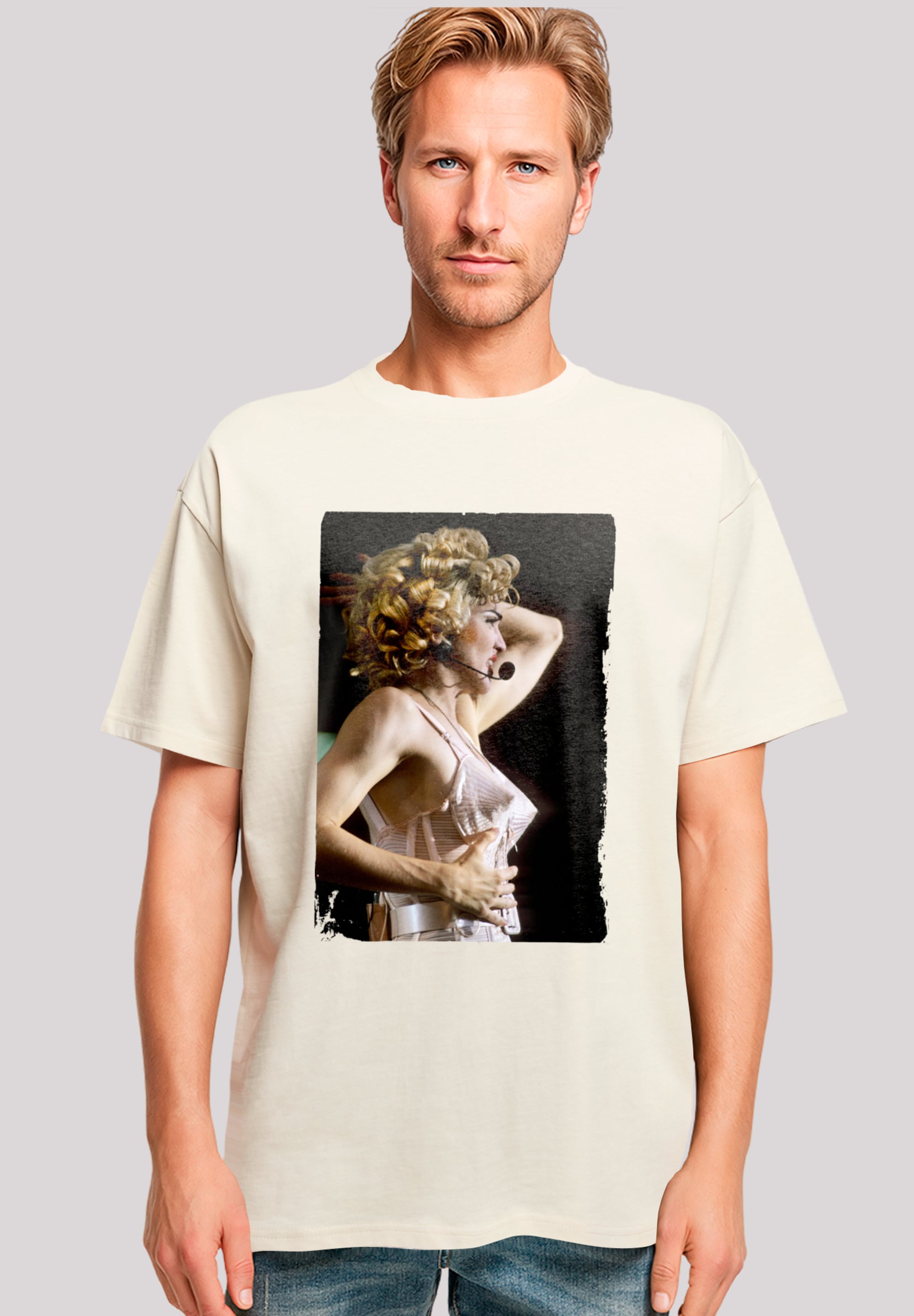 F4NT4STIC T-Shirt "Madonna Live At Wembley 1990 By Stephen Wright", Premium günstig online kaufen