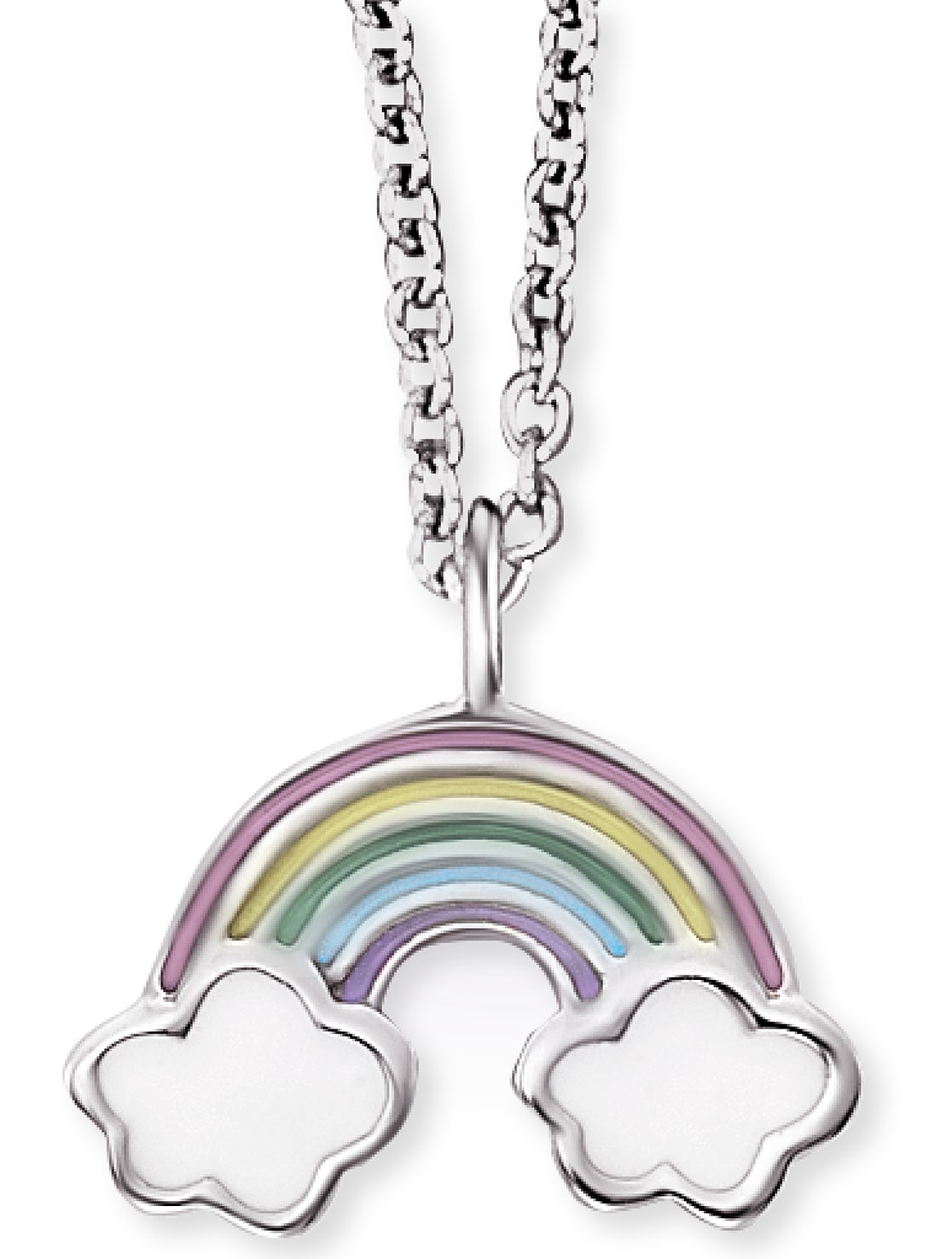 Herzengel Kette mit Anhänger »Regenbogen, HEN-RAINBOW«, mit Emaille kaufen  | BAUR