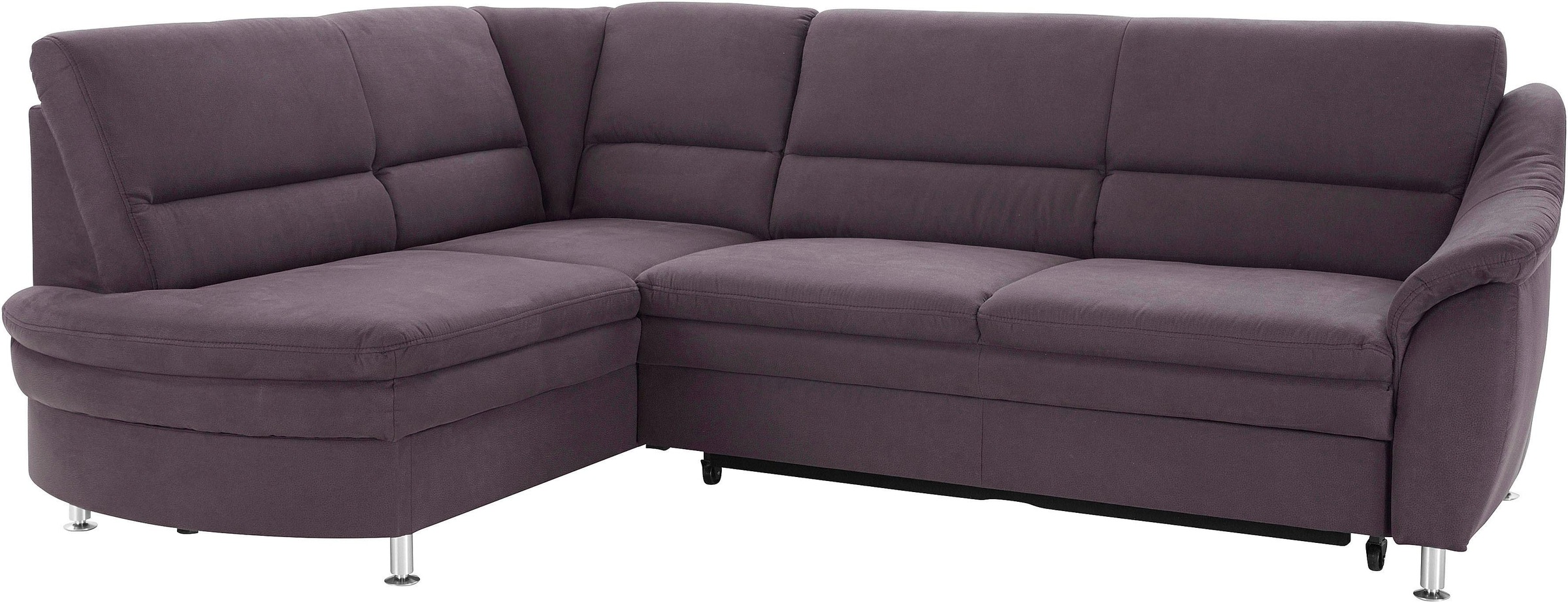 sit&more Ecksofa »Cardoso L-Form«, mit Federkern, wahlweise mit Bettfunktion und Schubkasten