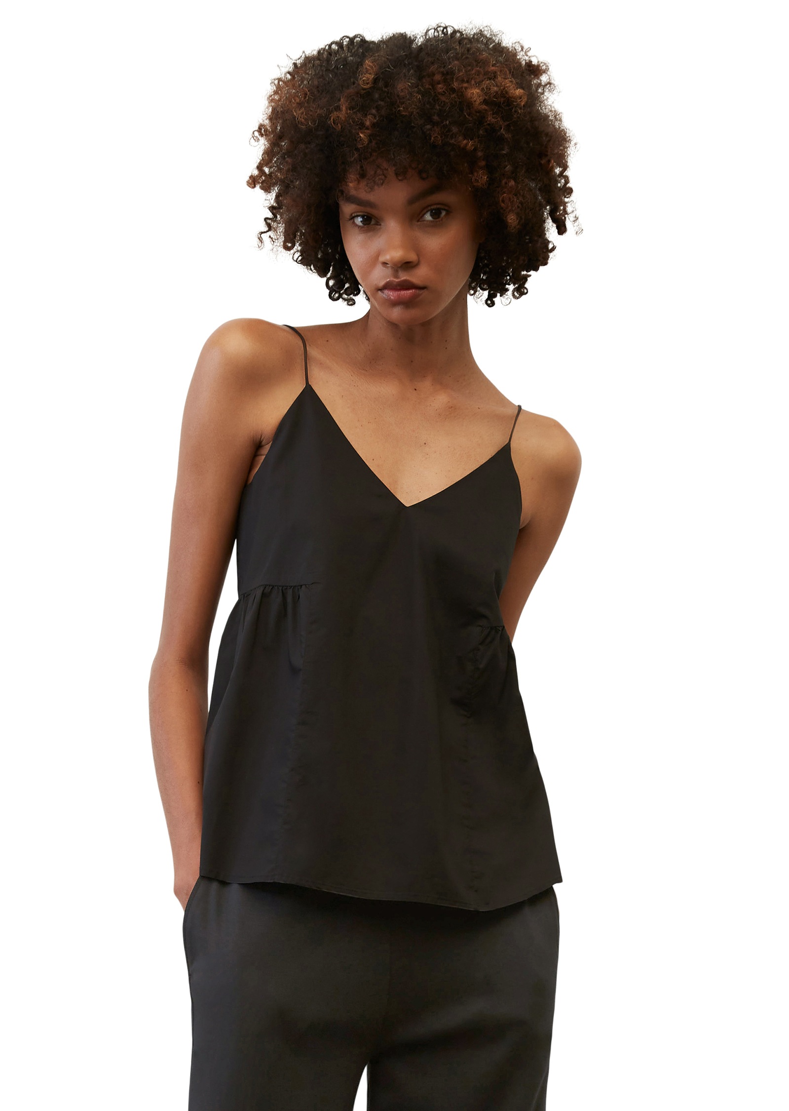 Marc O'Polo Blusentop »Crop-Spaghettiträger-Top«
