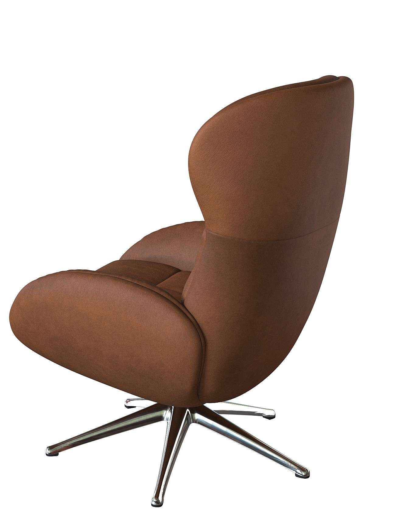 Thumbnail - FLEXLUX Relaxsessel "Haze, hervorragender Komfort, Alu Fuß, organisches Design, ergonomisch", (Fernsehsessel), Rückentei...