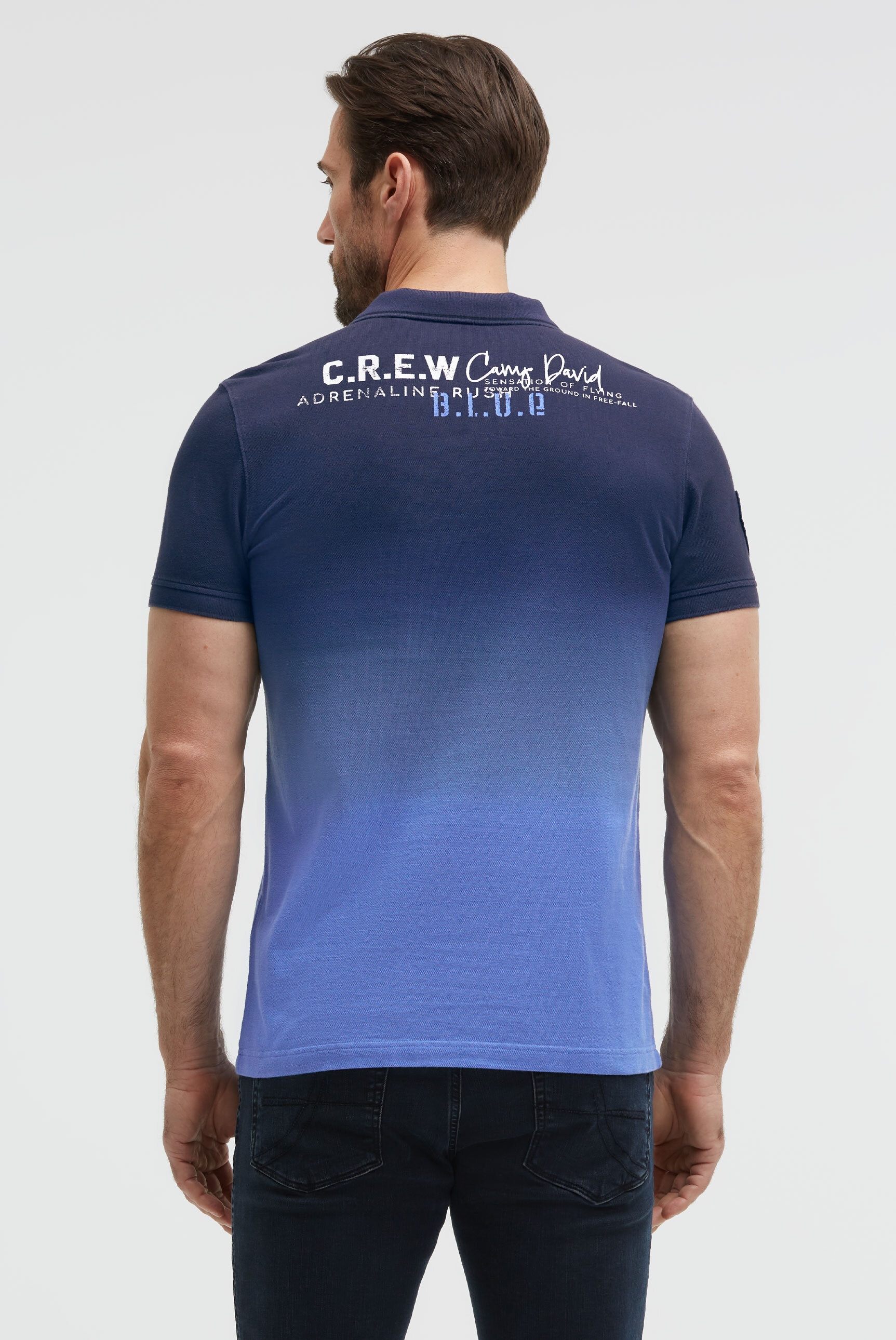 CAMP DAVID Poloshirt aus Baumwolle