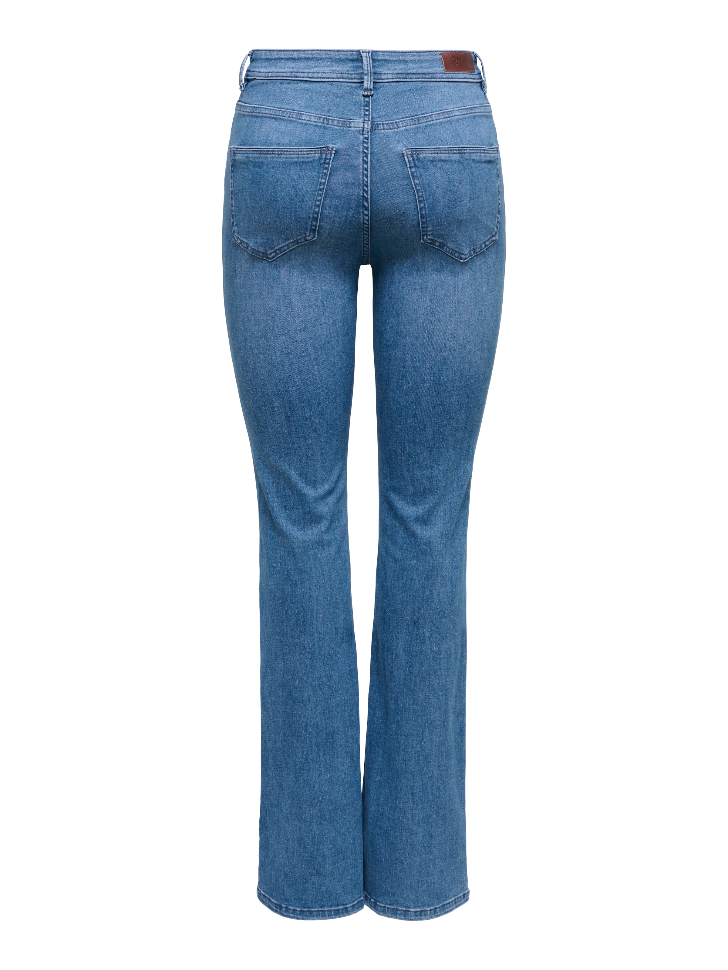 ONLY Bootcut-Jeans »ONLWAUW HW FLARED DNM TAI475« Baumwollmischung
