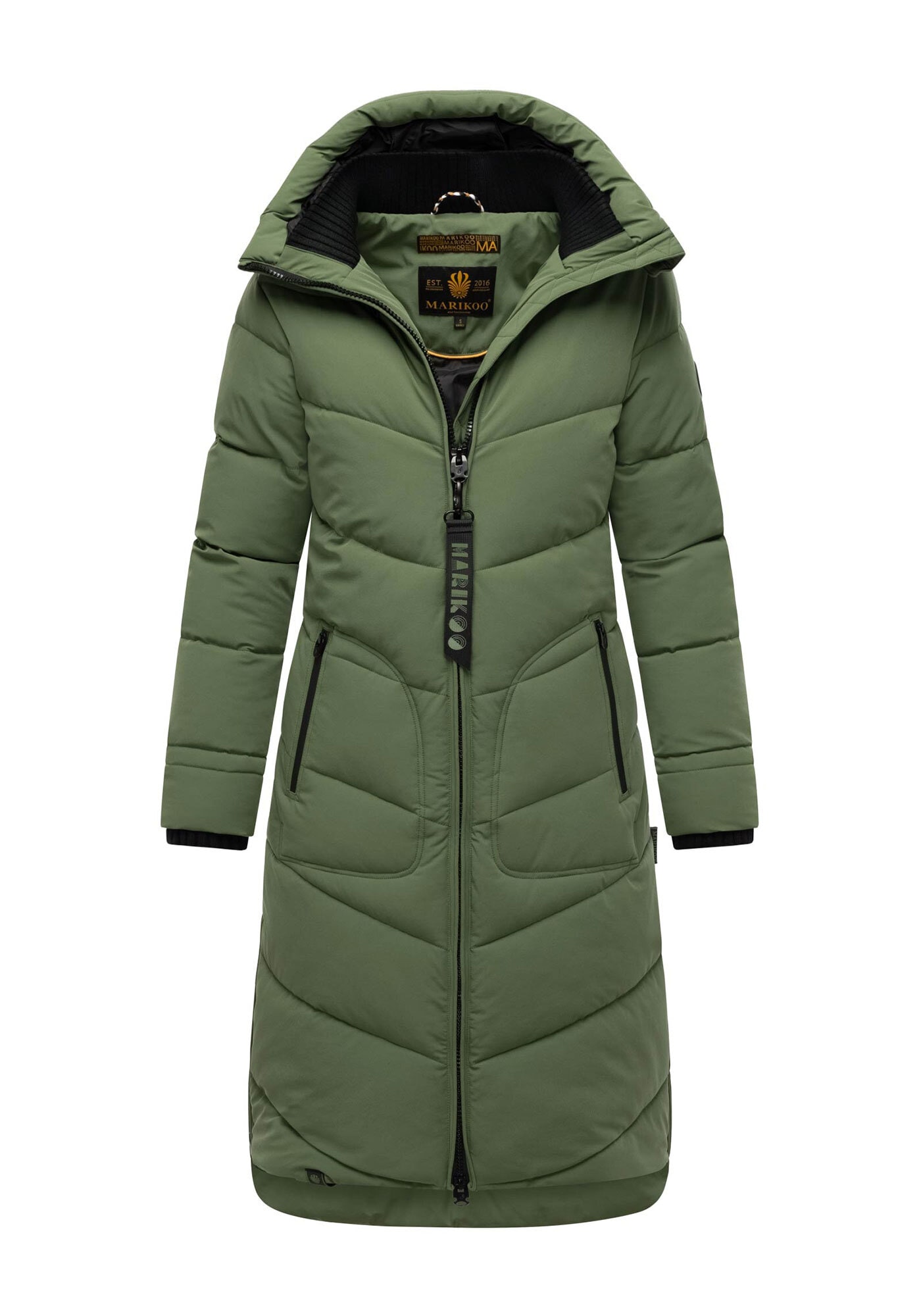 Marikoo Winterjacke "Benikoo", mit Kapuze, langer Winter Mantel gesteppt günstig online kaufen