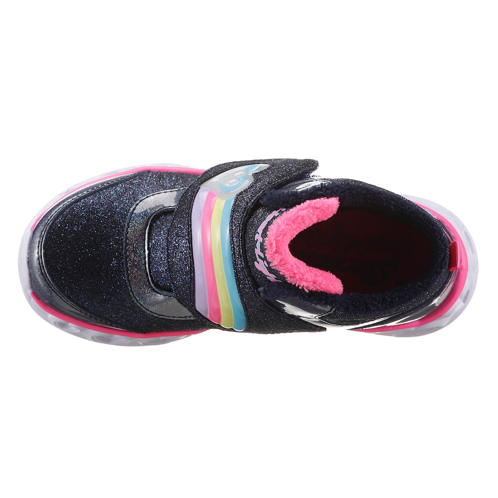 Skechers Kids Klettboot »HEART LIGHTS-BRILLIANT RAINBOW«, mit Blinkfunktion zum Ein- & Ausschalten