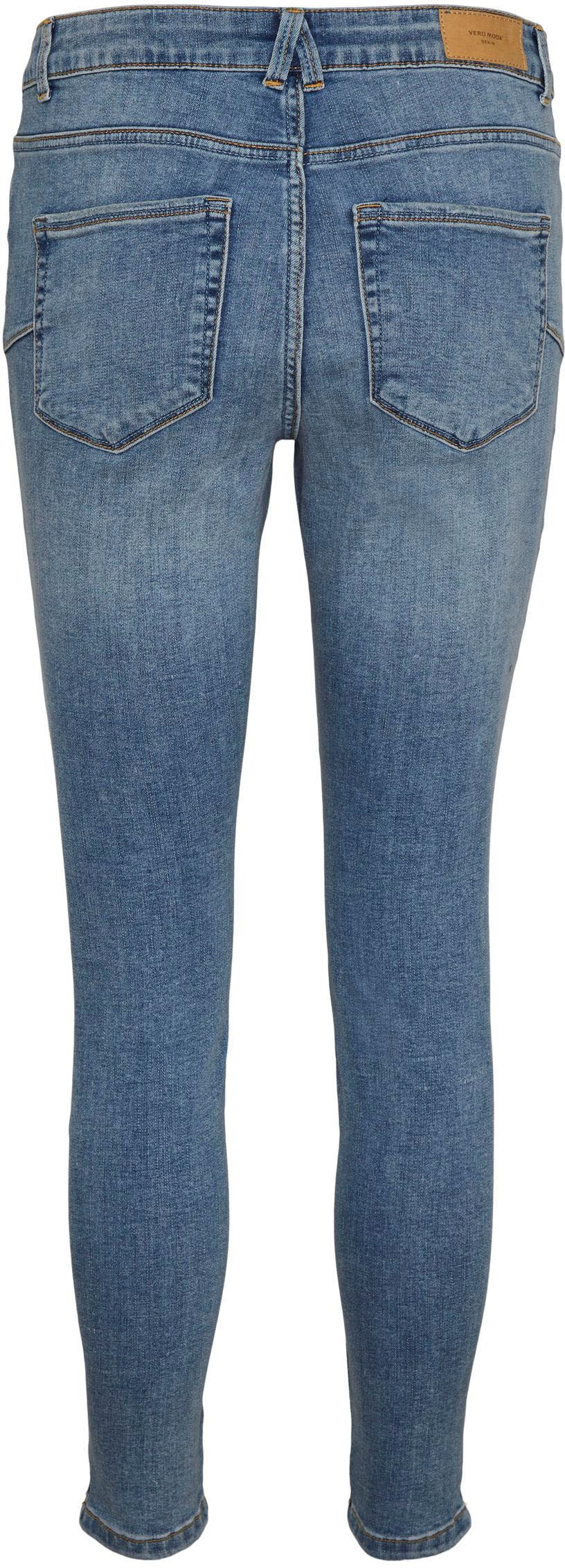 Vero Moda Skinny-fit-Jeans »VMTILDE«, mit Zipper am Saum