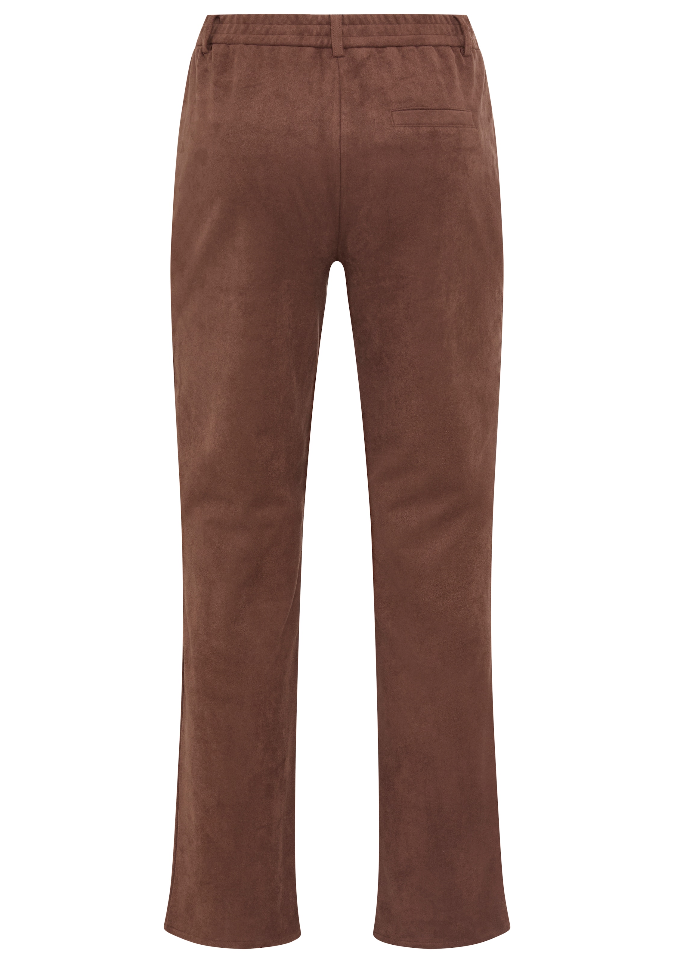 Laura Scott Lederimitathose  Bootcut-Passform, normale Leibhöhe, femininer Stil