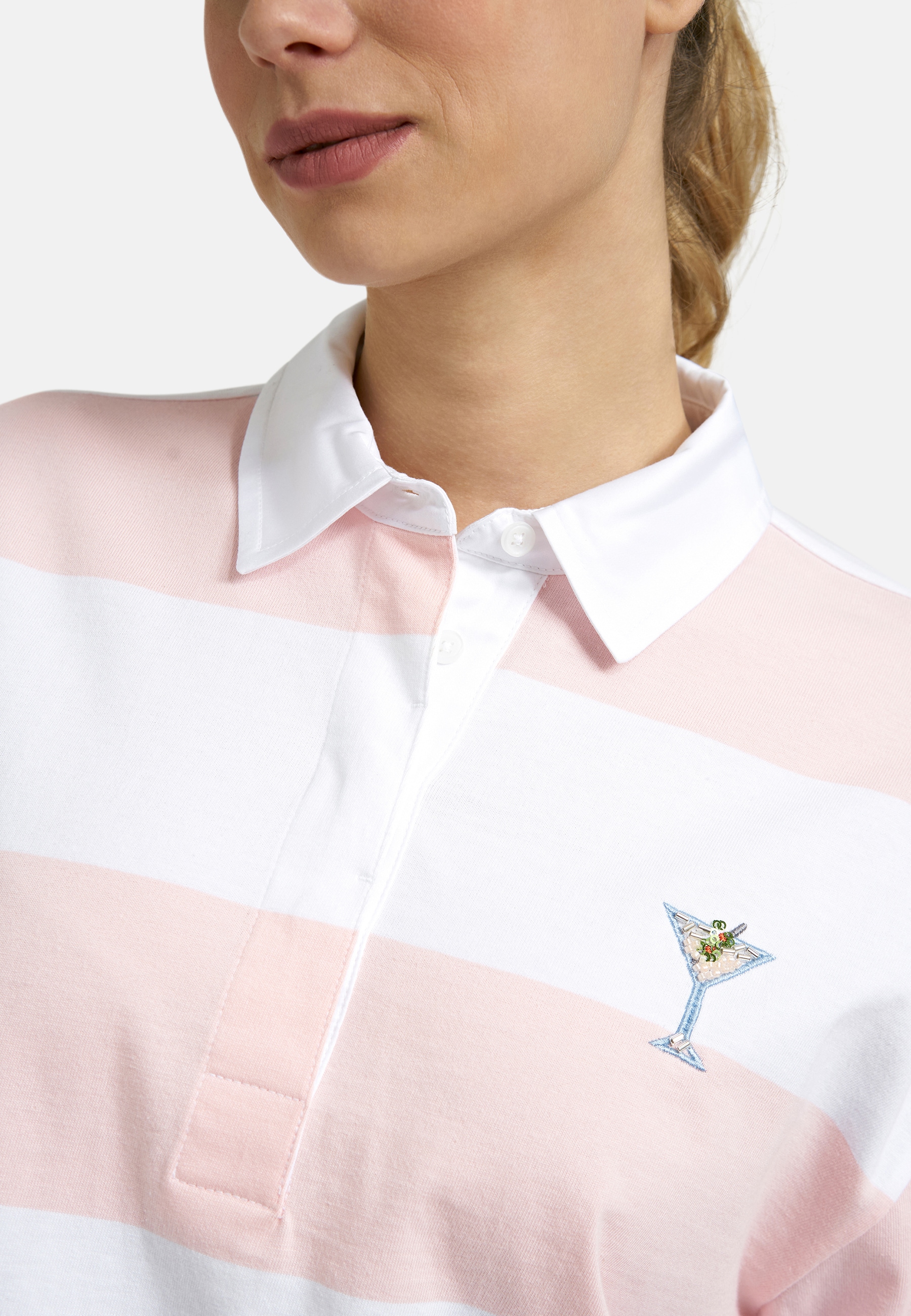Smith & Soul Poloshirt mit überschnittener Schulter