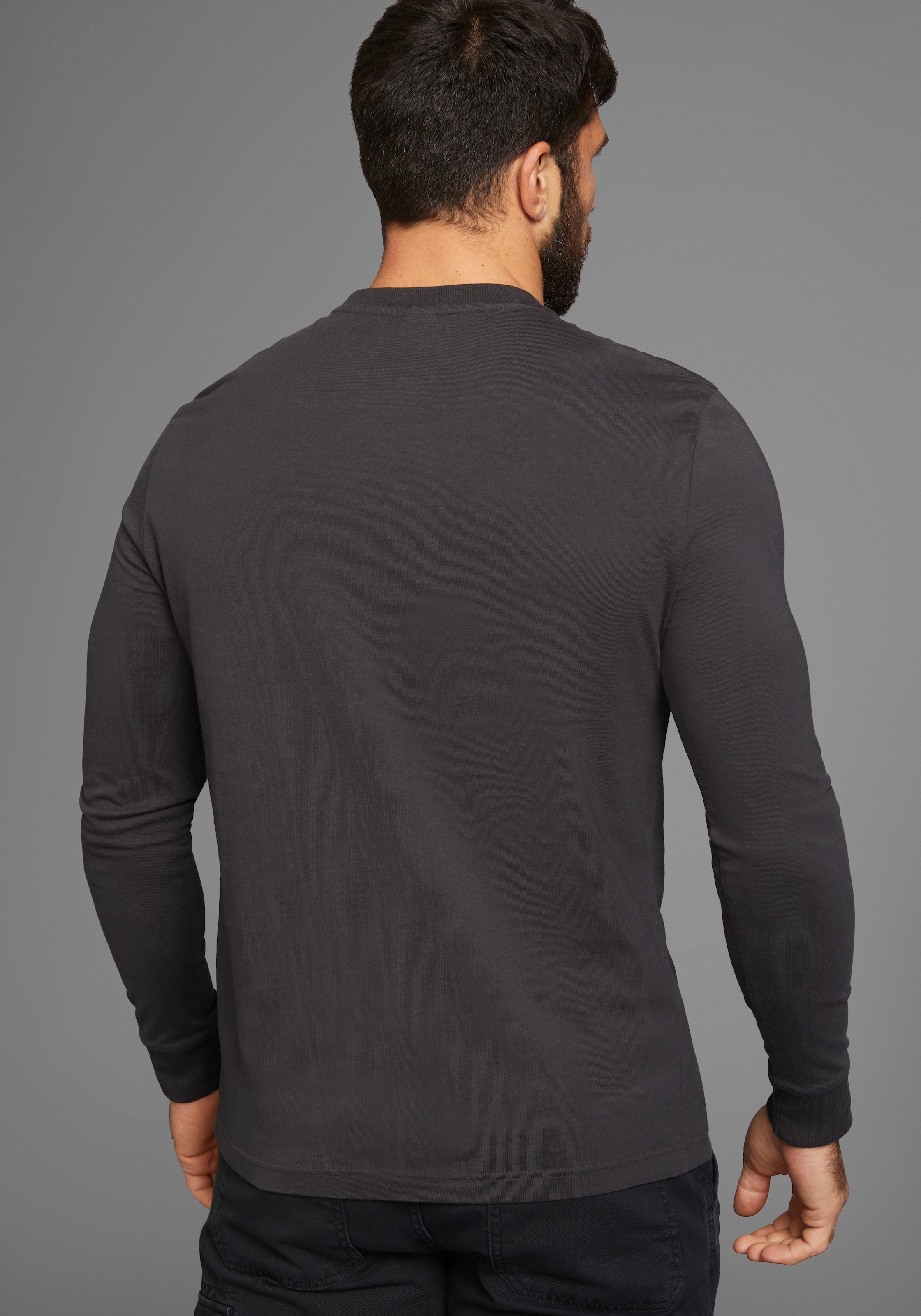 H.I.S Henleyshirt, mit Knopfleiste - NEUE KOLLEKTION