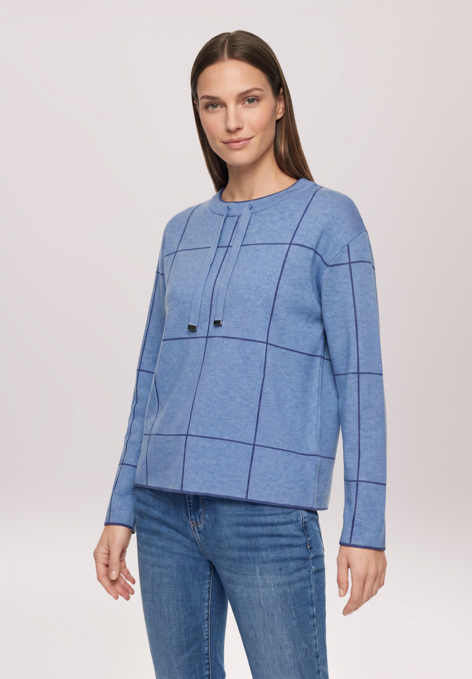 Betty Barclay Strickpullover »Damen kariert« 1